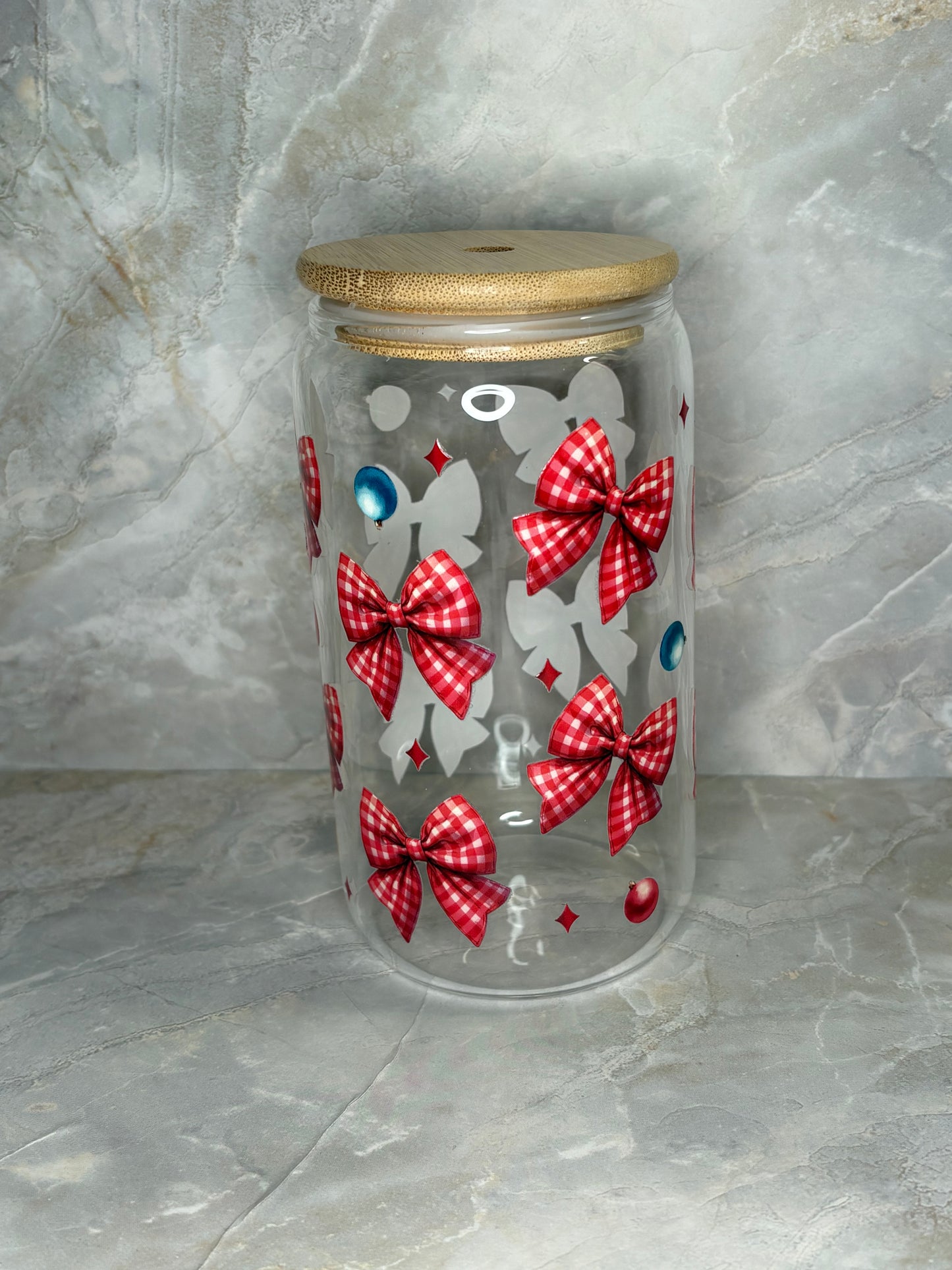 Christmas Glass Cup