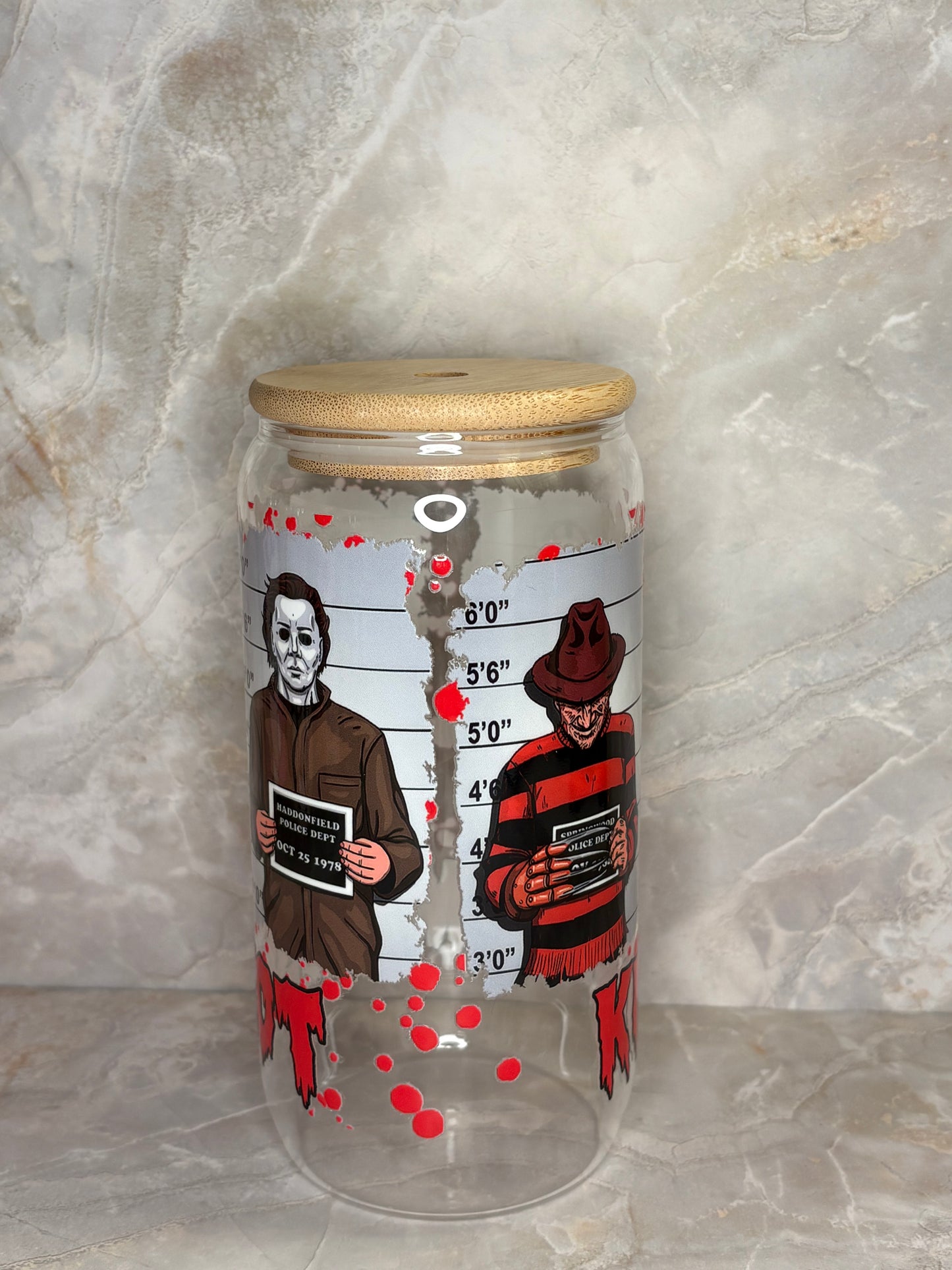 Halloween Glass Cup