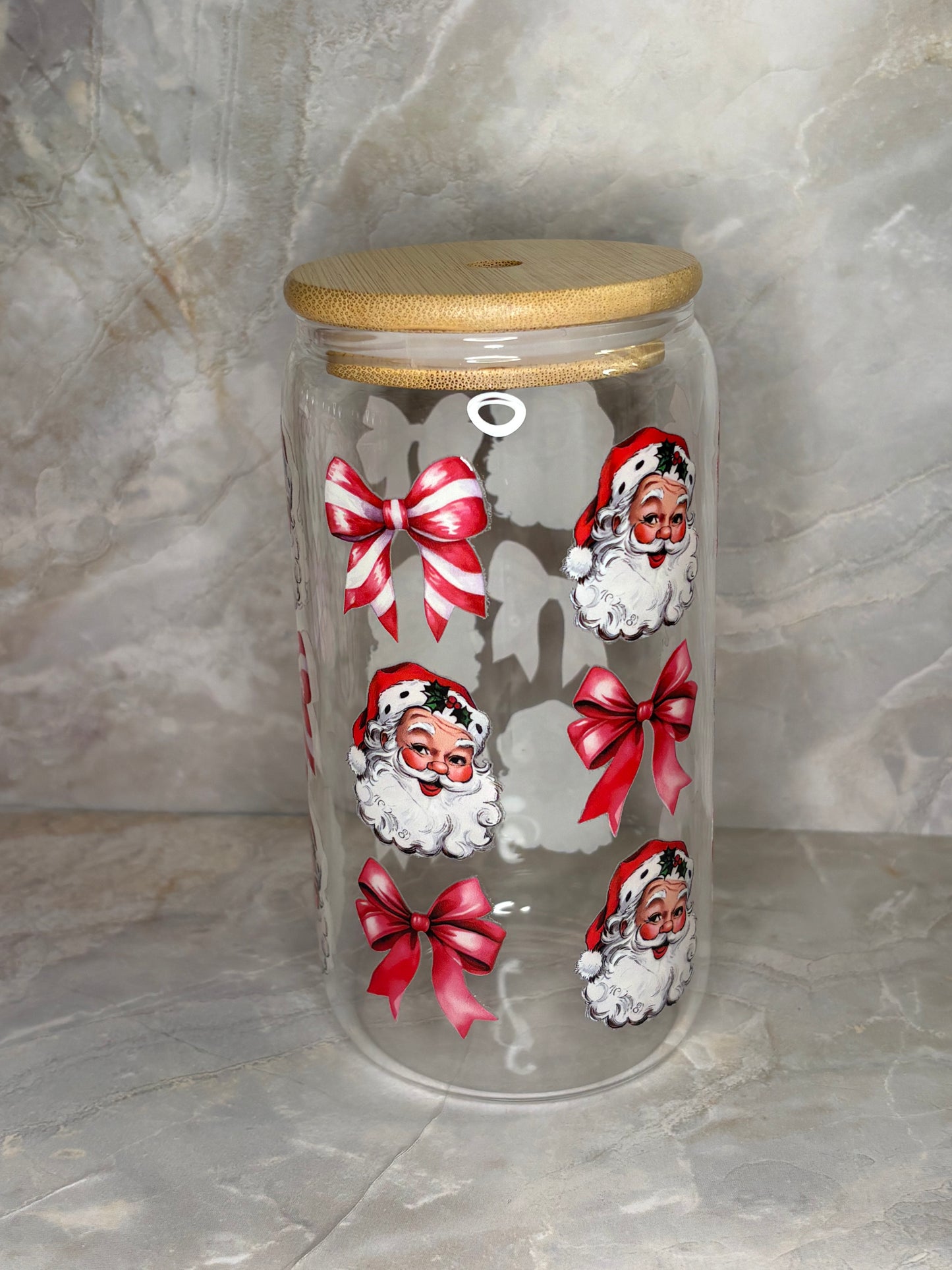 Christmas Glass Cup