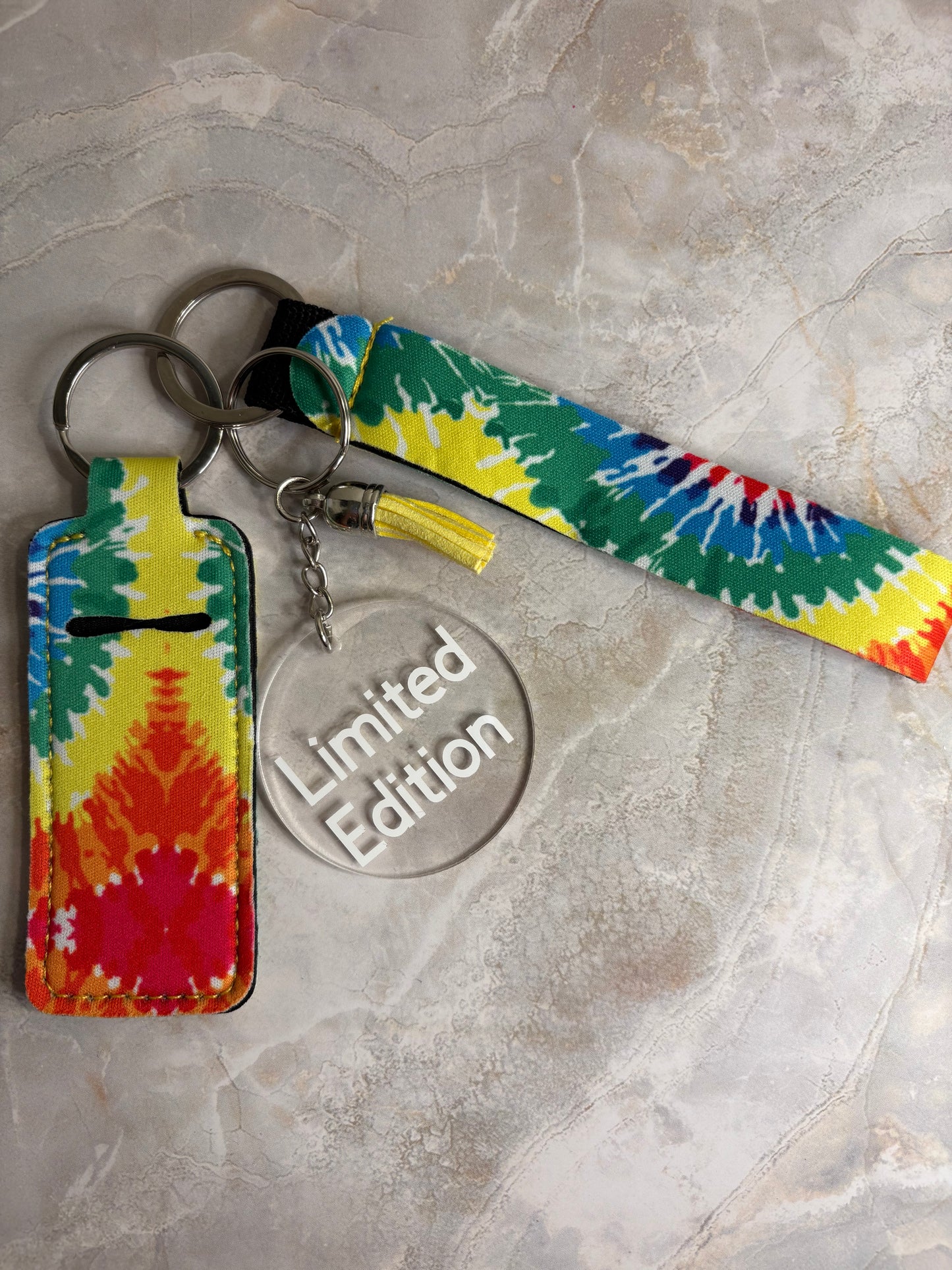 Tie-Dye Keychain