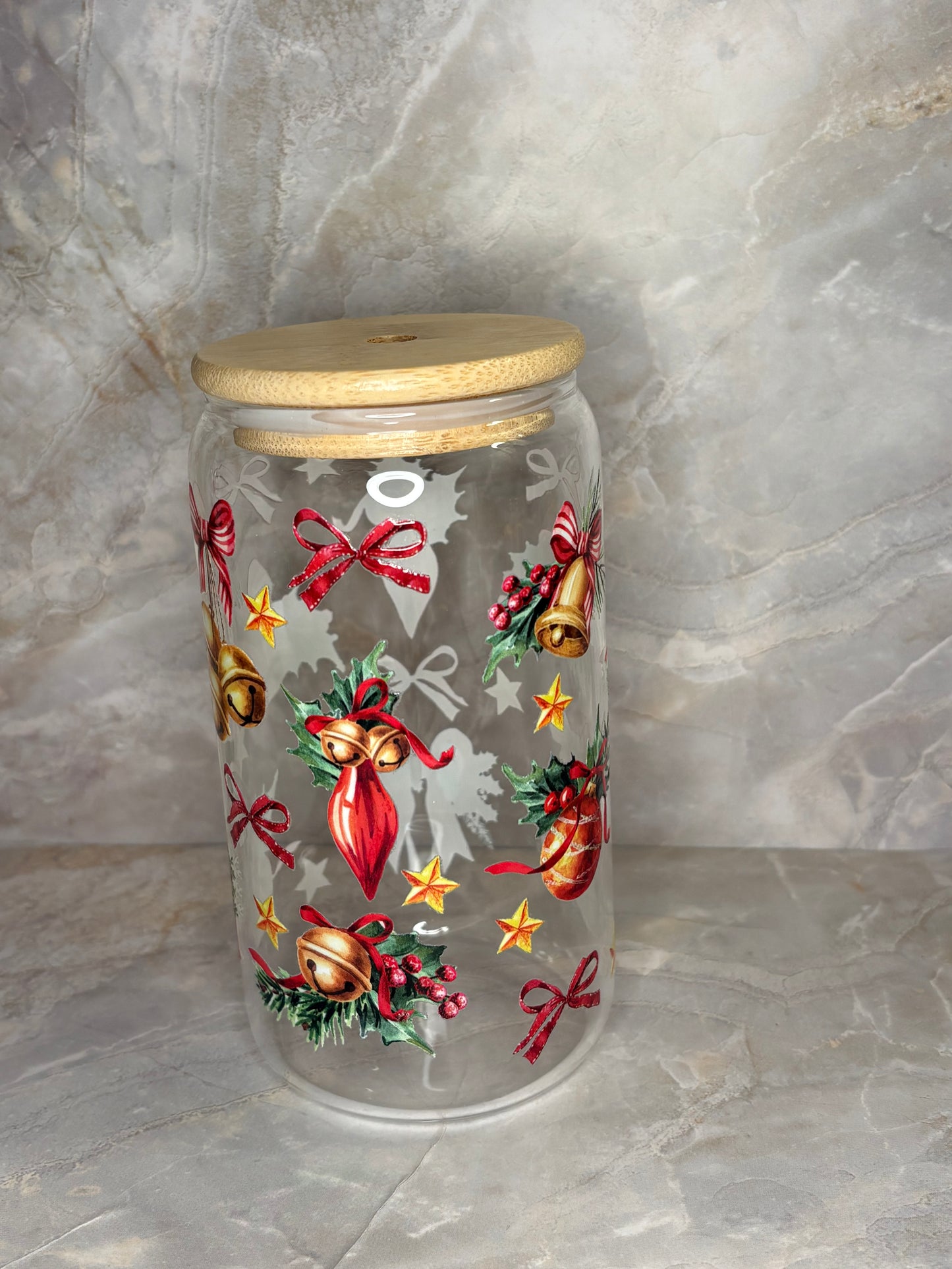 Christmas Glass Cup