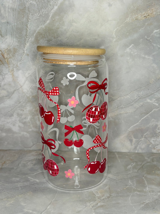 Christmas Glass Cup