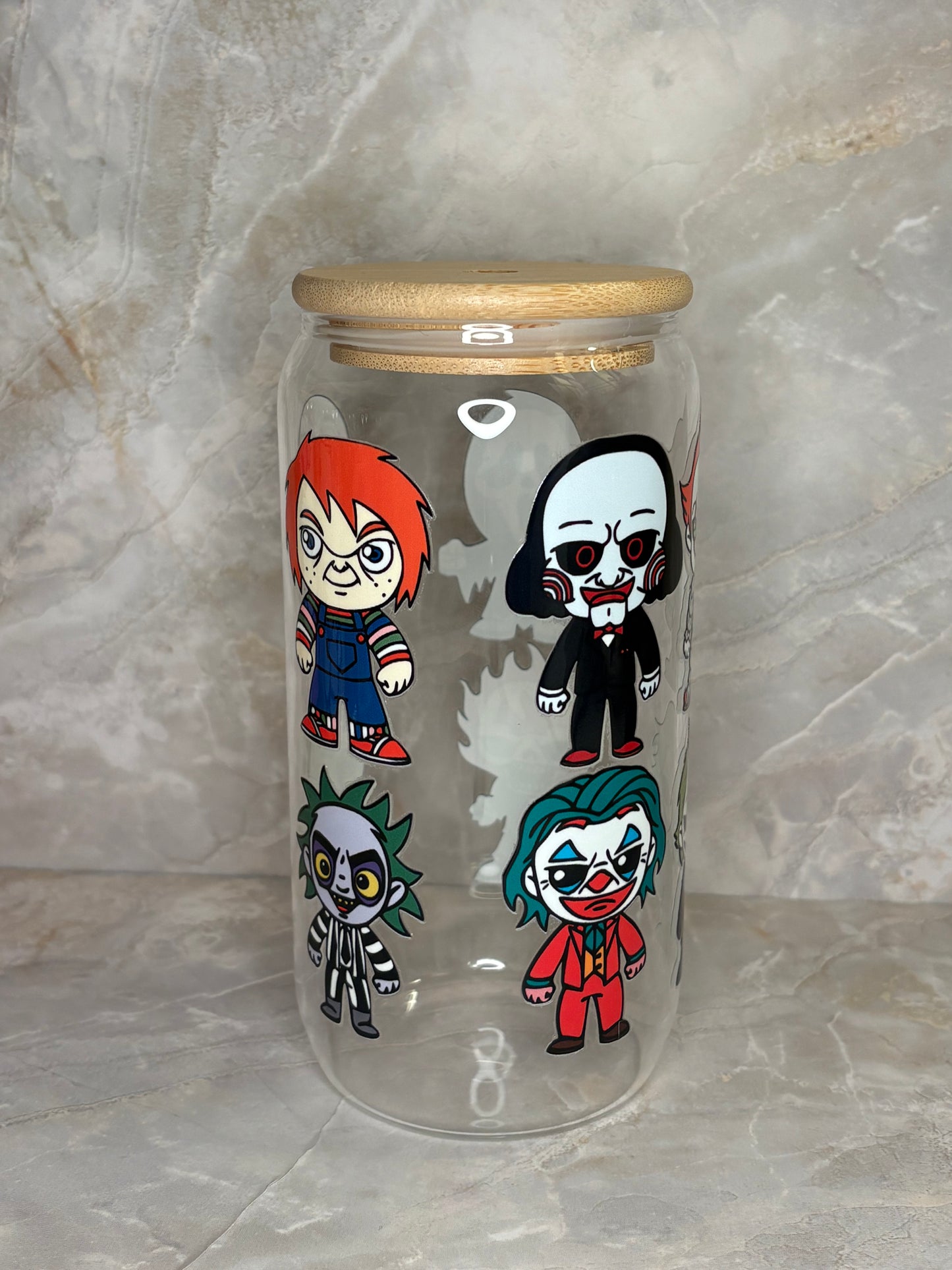 Halloween Glass Cup