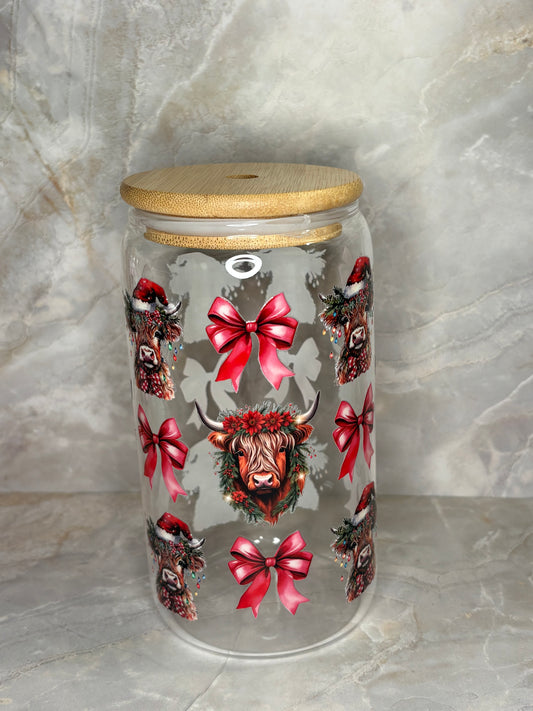 Christmas Glass Cup