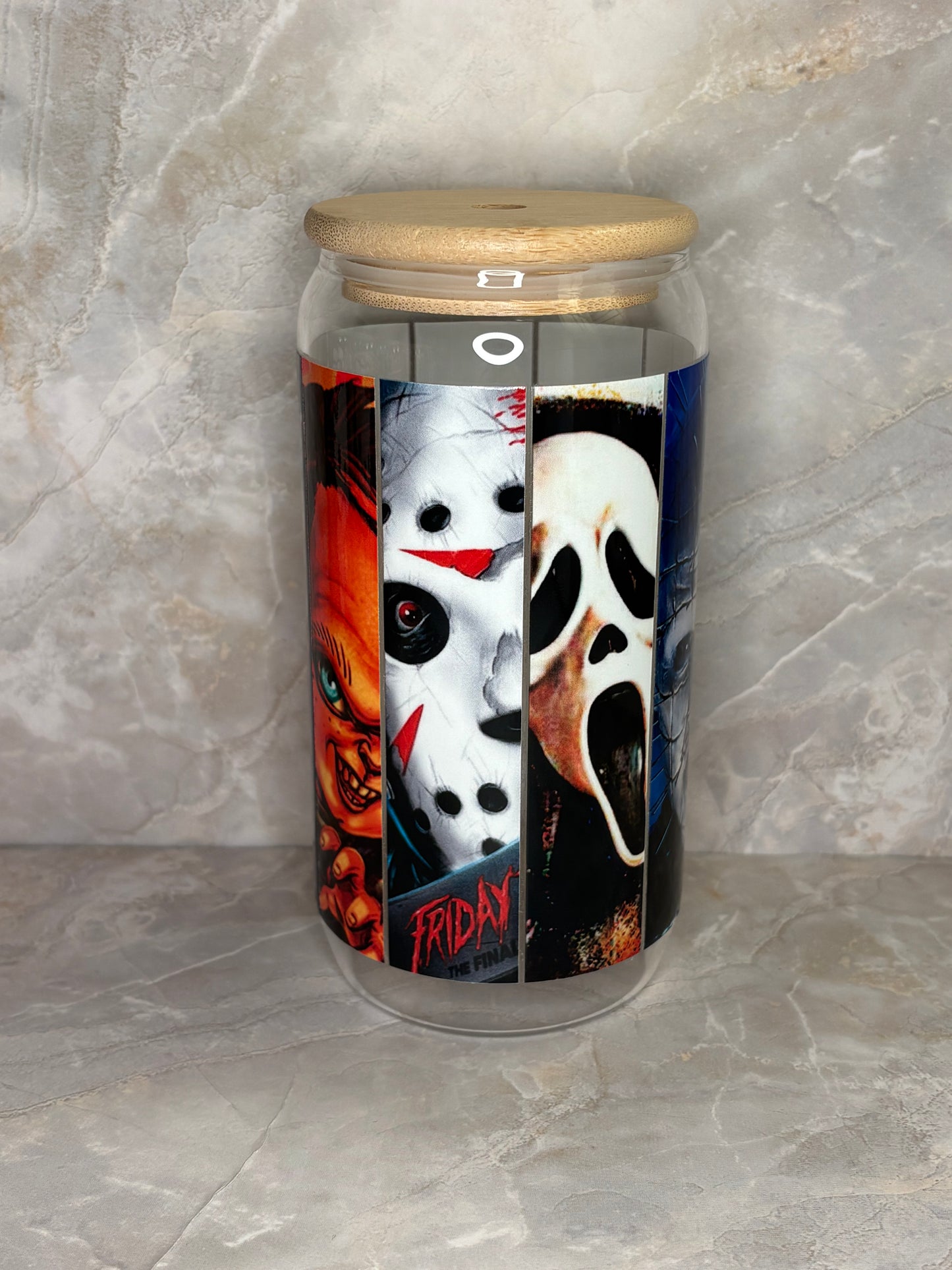 Halloween Glass Cup