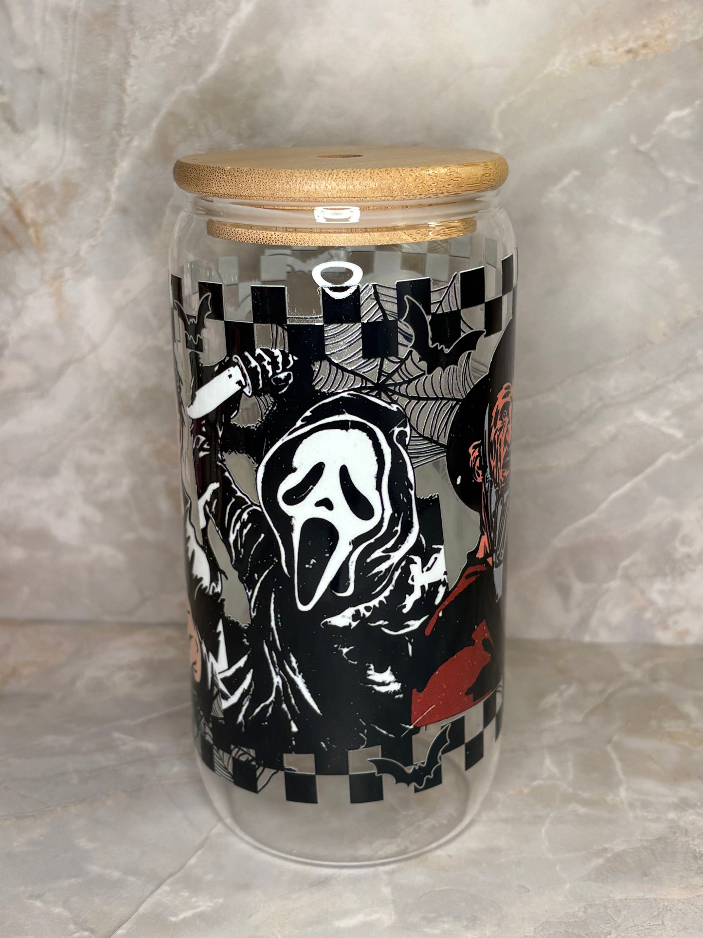 Halloween Glass Cup