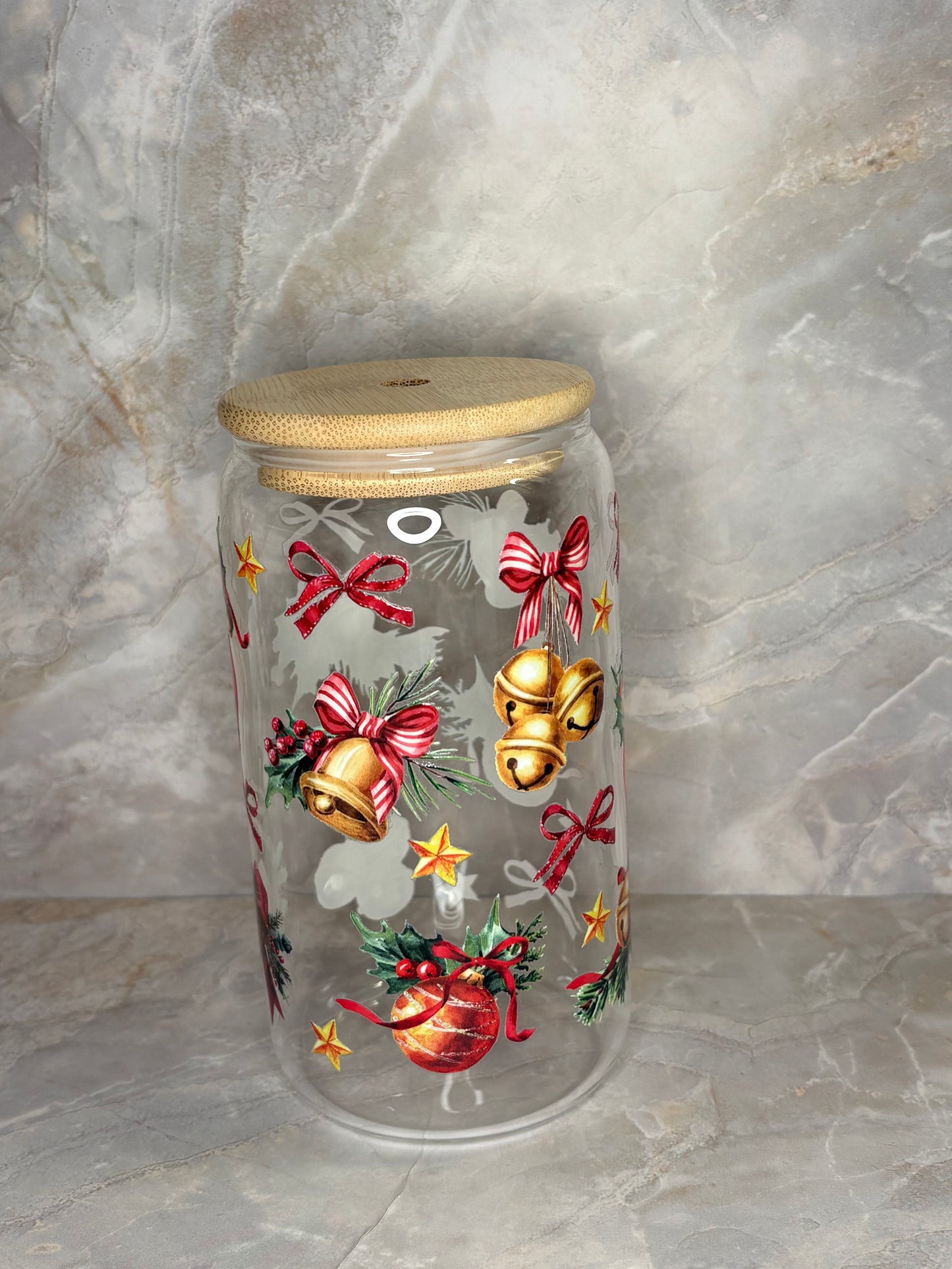 Christmas Glass Cup