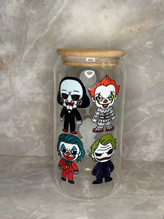 Halloween Glass Cup