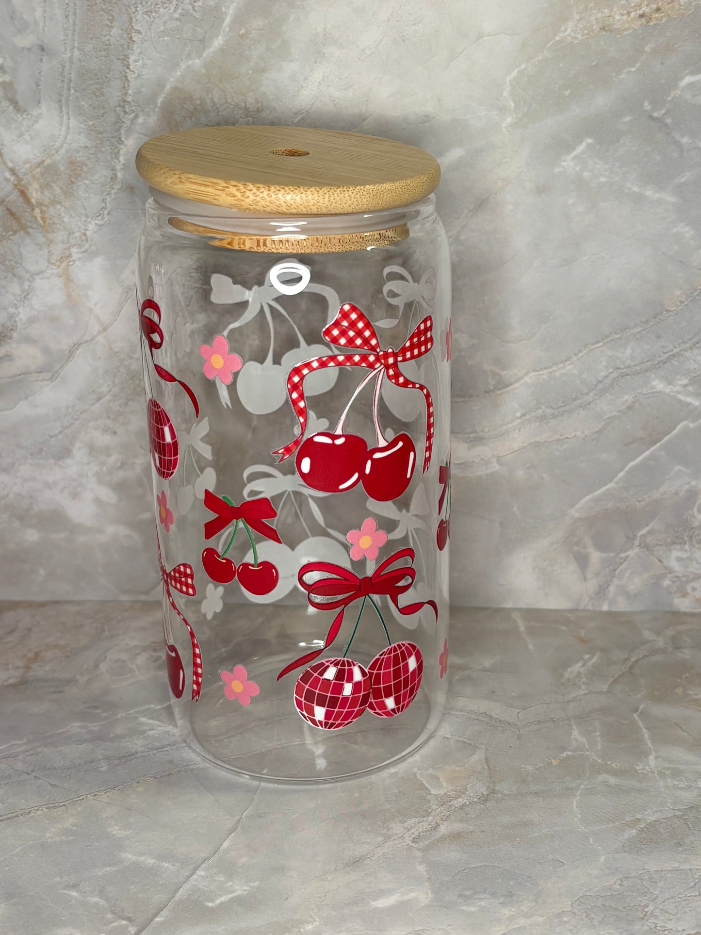 Christmas Glass Cup