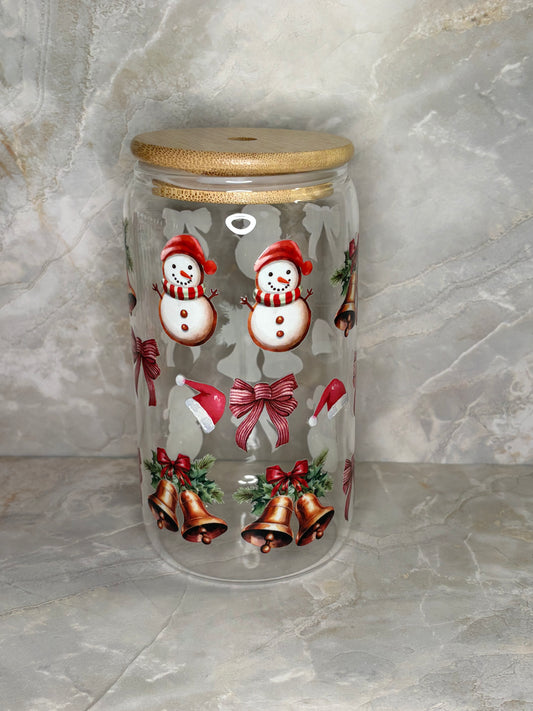 Christmas Glass Cup