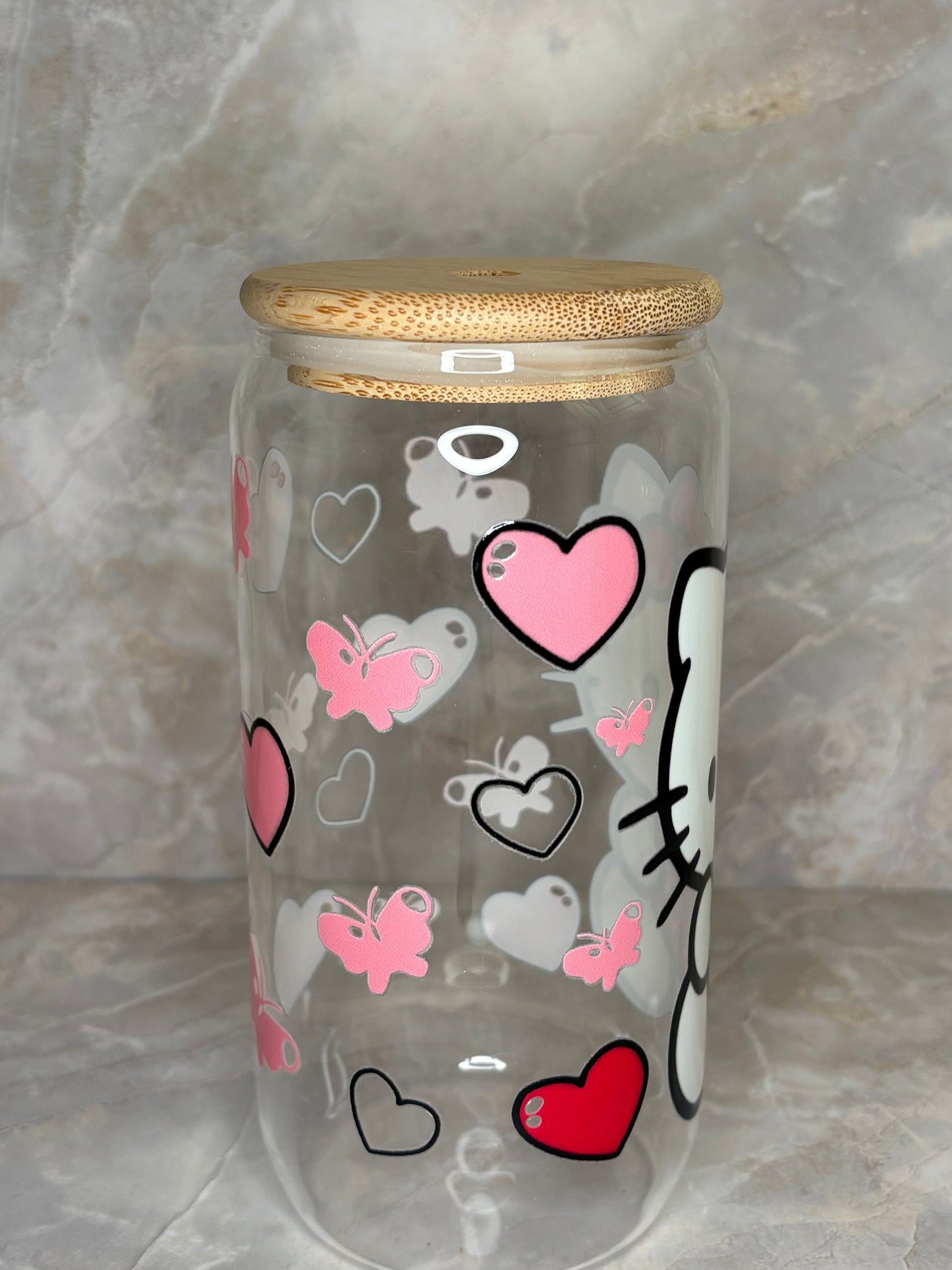 Hello Kitty Glass Cup