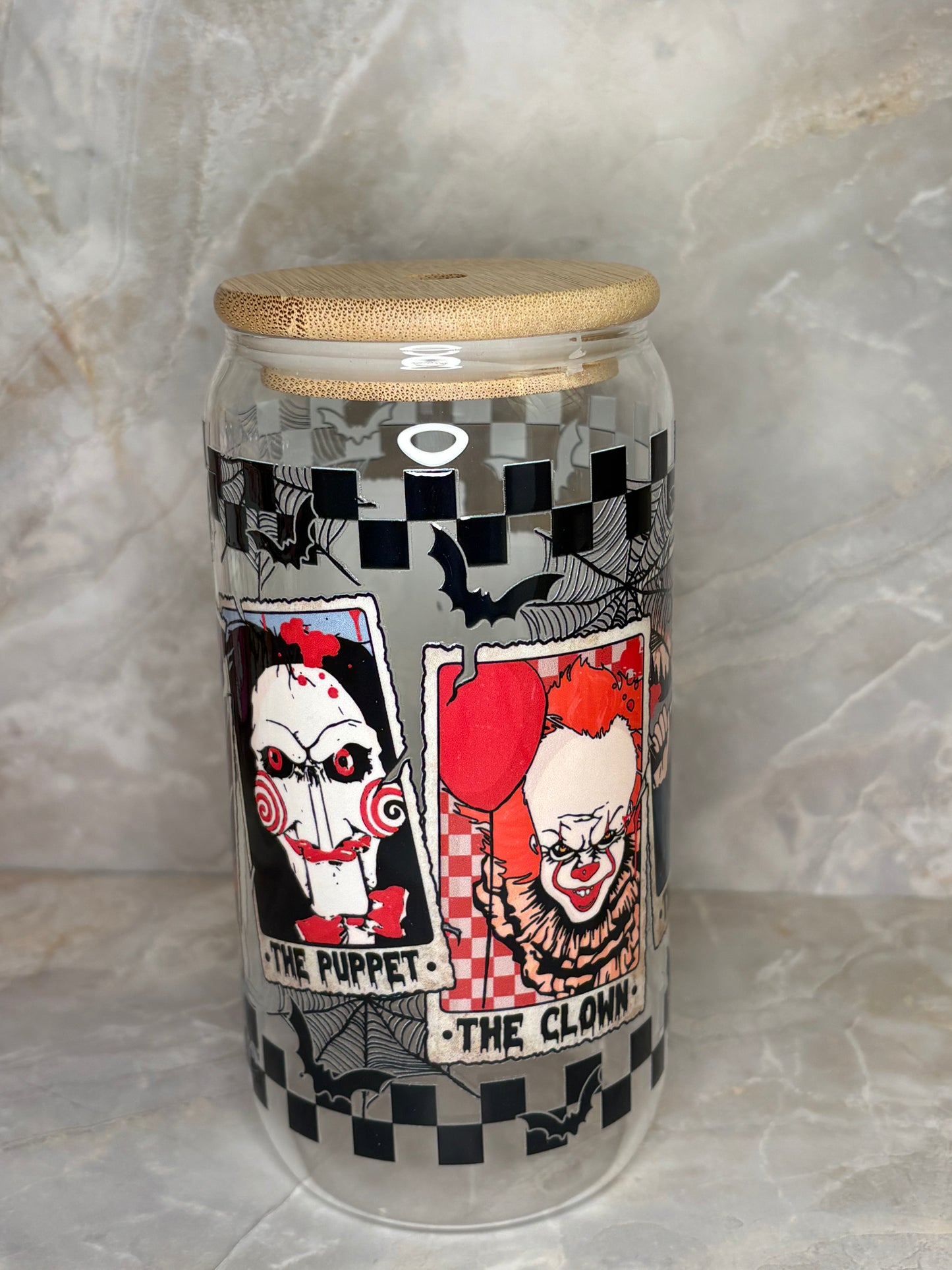 Halloween Glass Cup