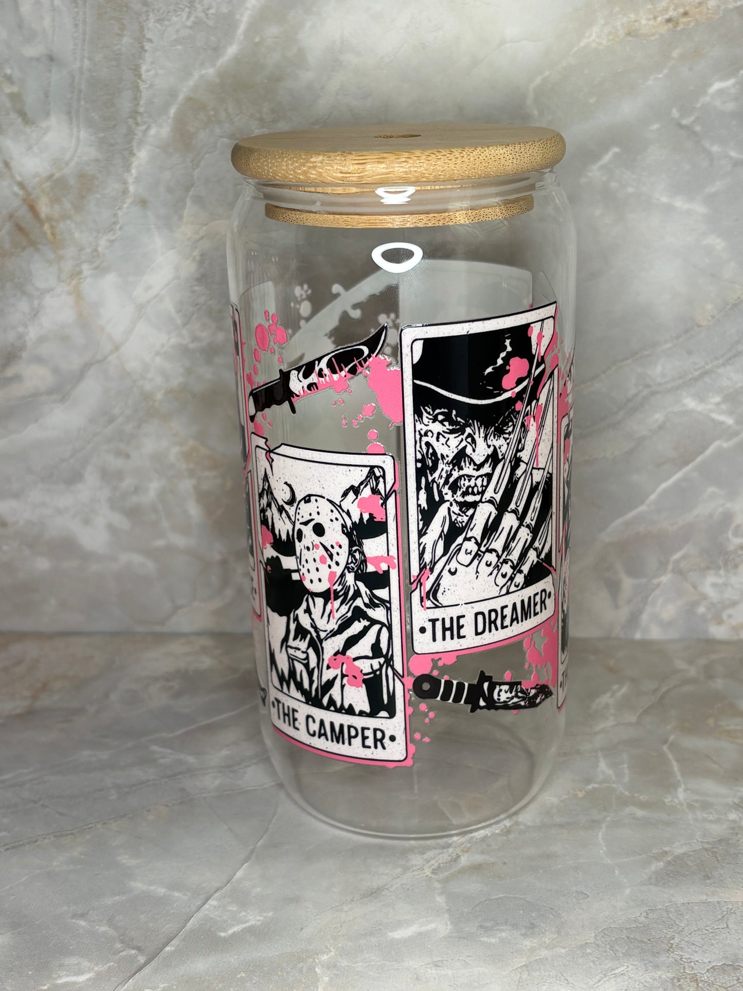 Halloween Glass Cup