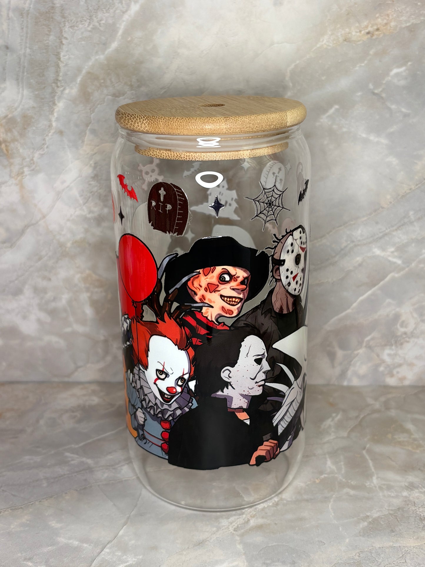 Halloween Glass Cups