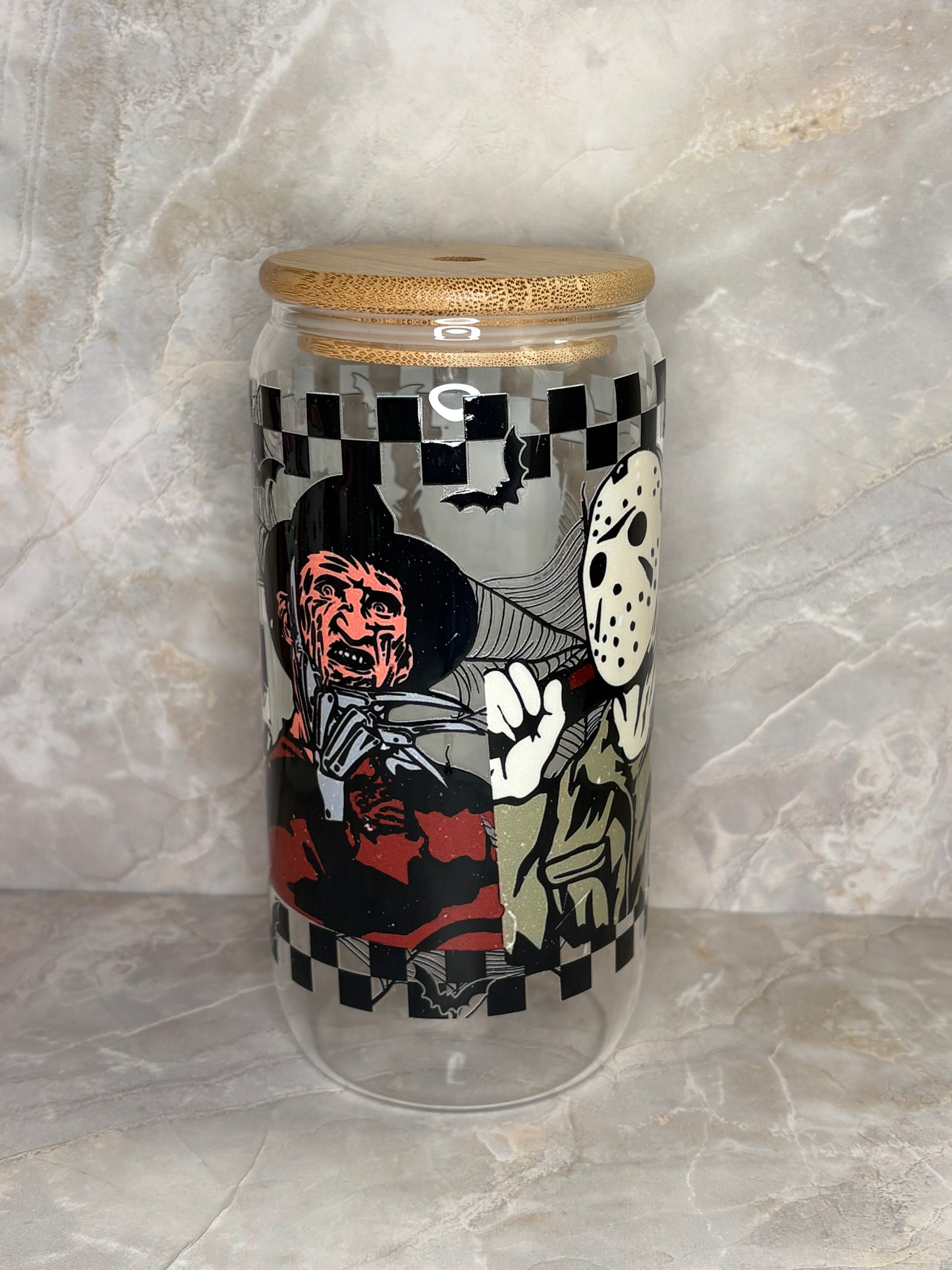 Halloween Glass Cup