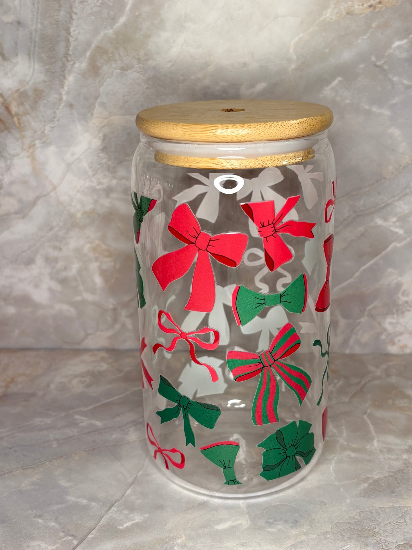 Christmas Glass Cup
