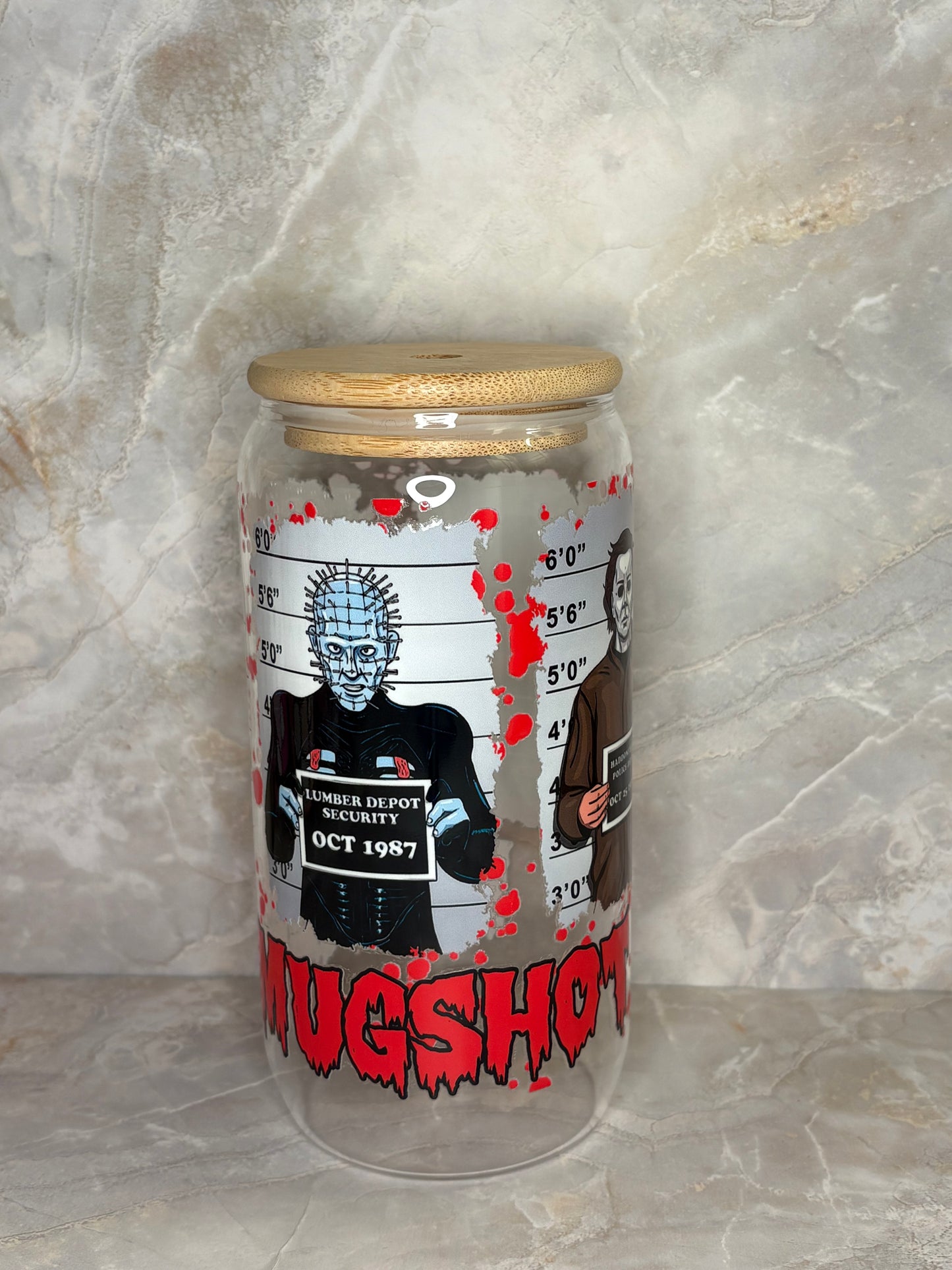 Halloween Glass Cup