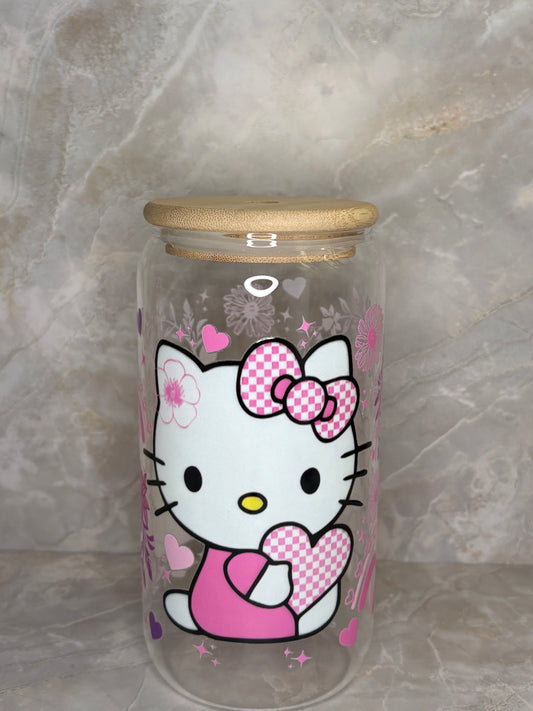 Hello Kitty glass cup ￼