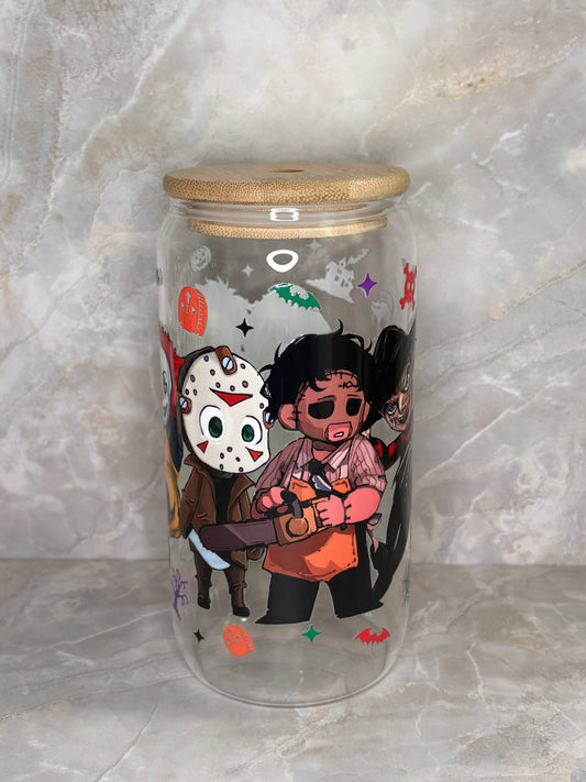 Halloween Glass Cup