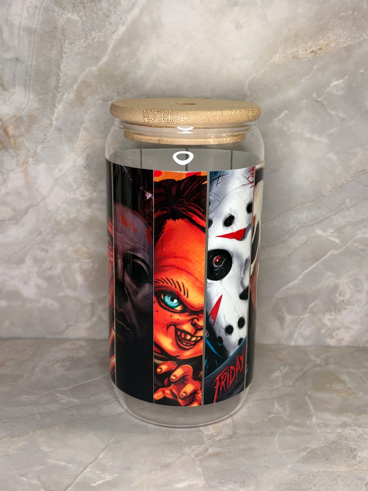 Halloween Glass Cup