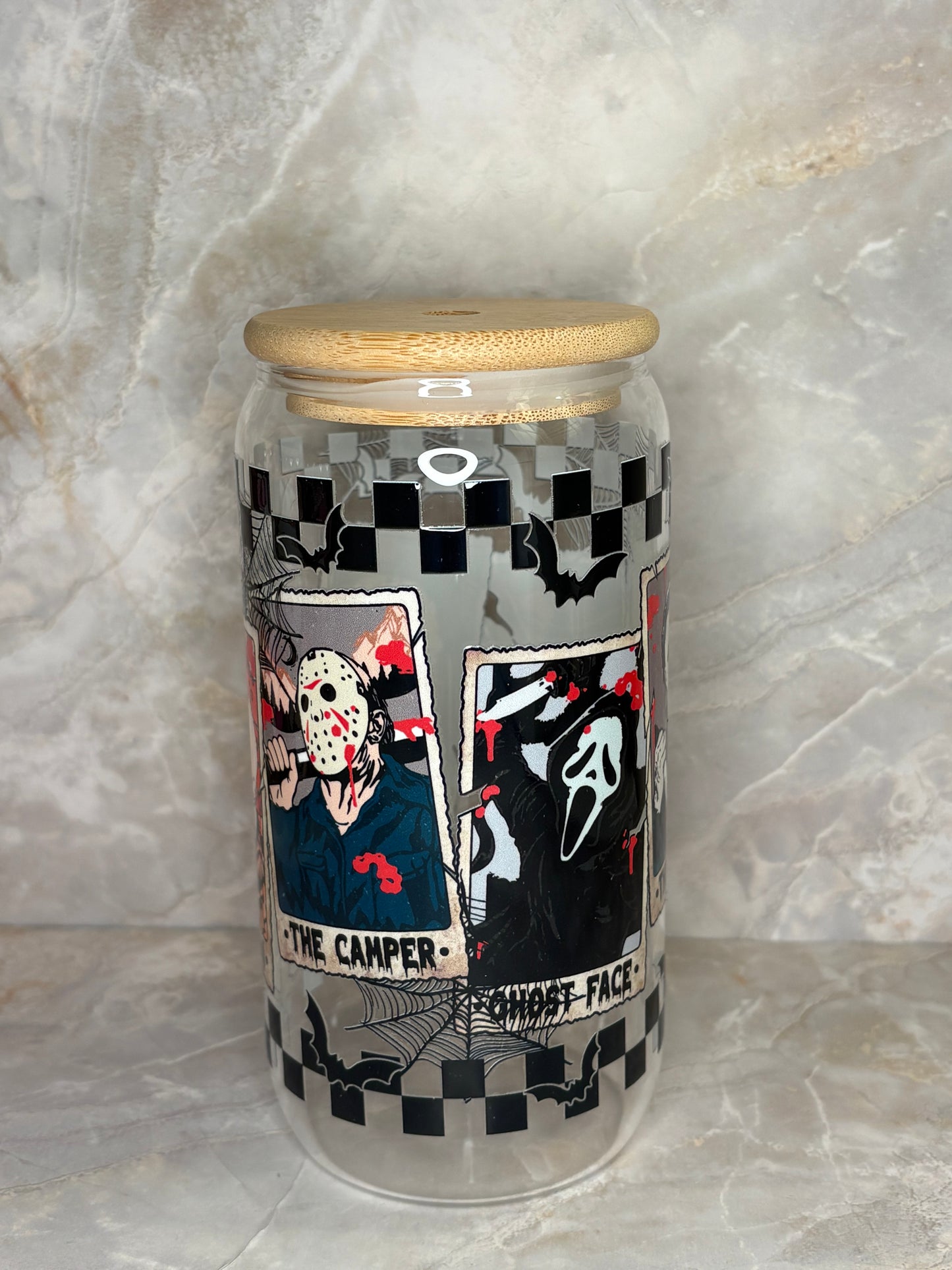 Halloween Glass Cup