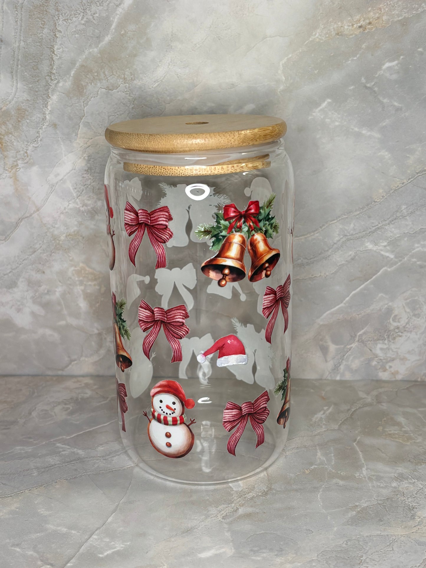 Christmas Glass Cup