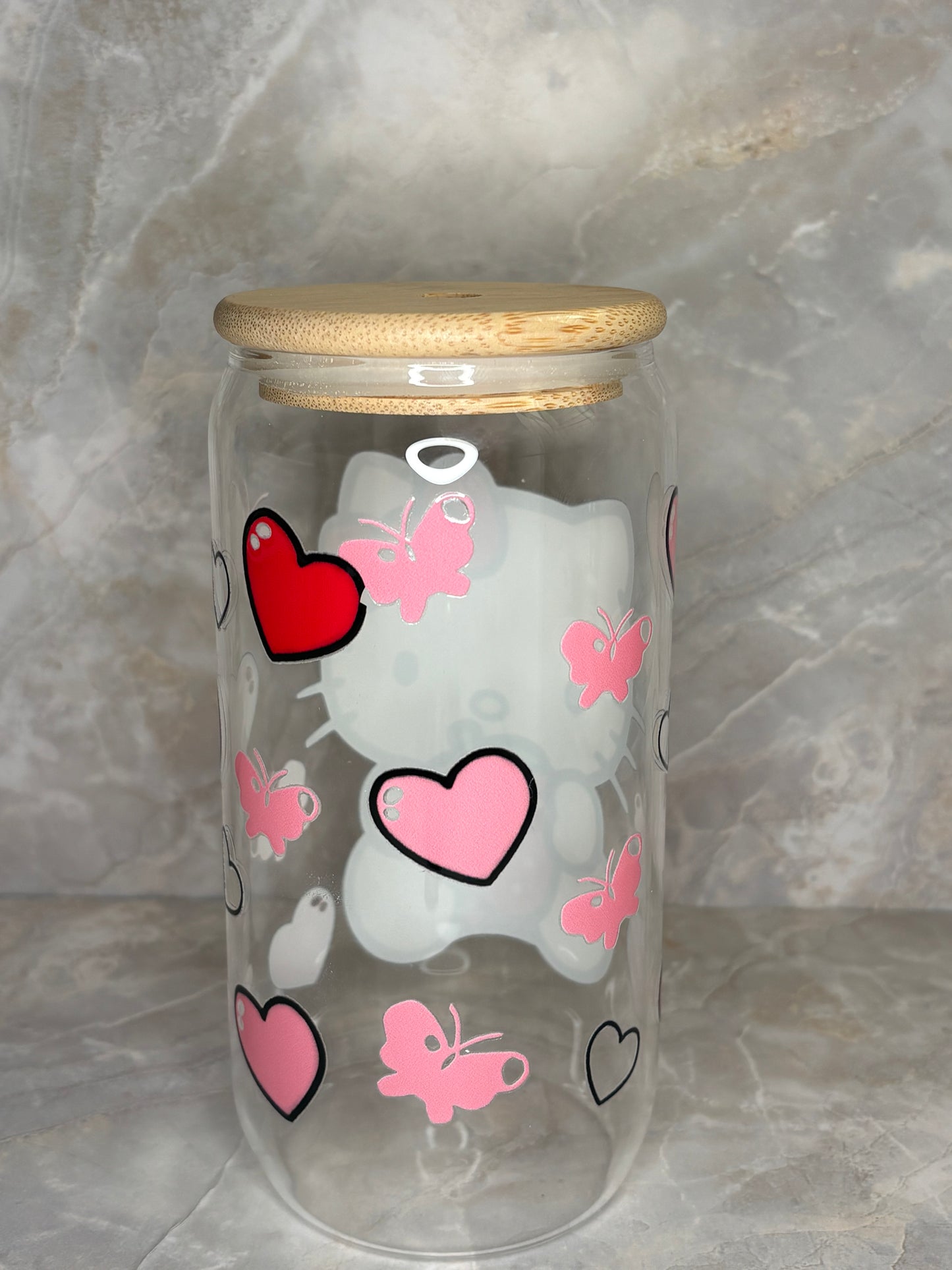 Hello Kitty Glass Cup