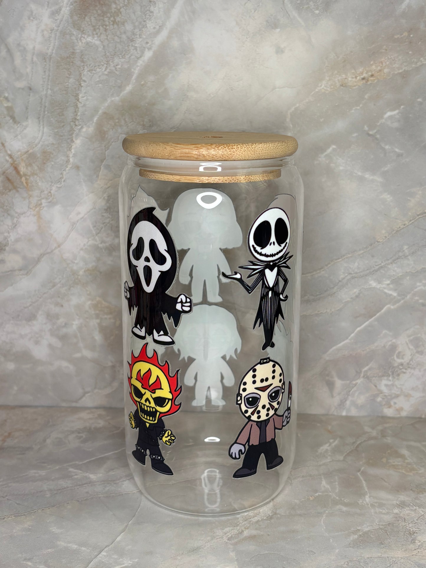 Halloween Glass Cup