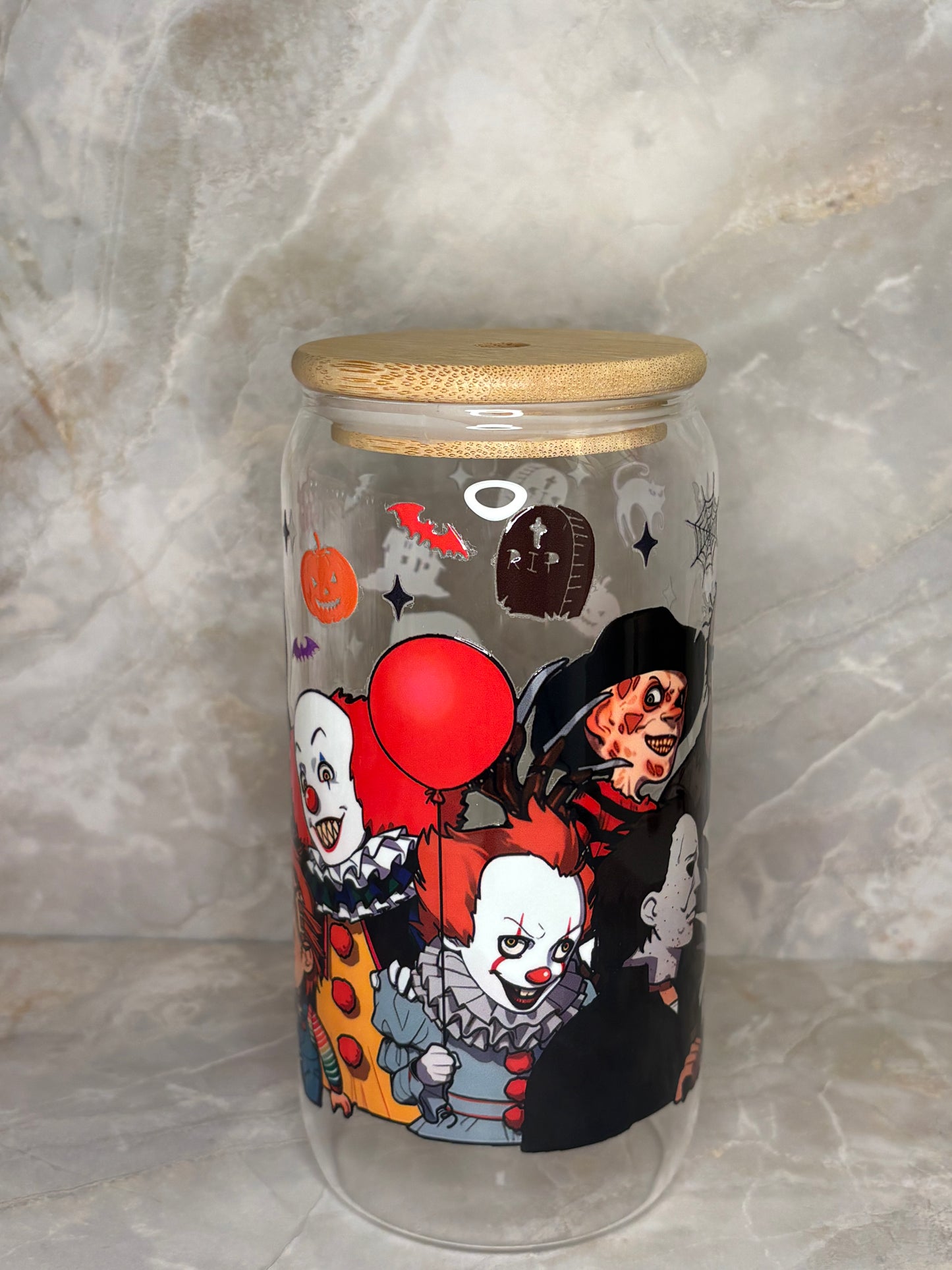 Halloween Glass Cups