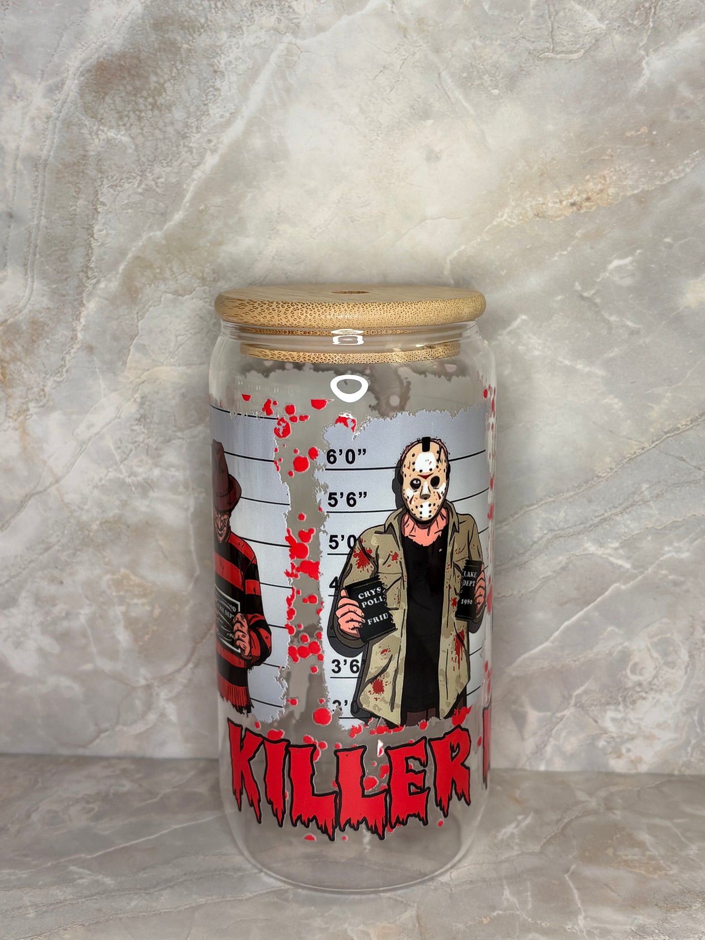 Halloween Glass Cup