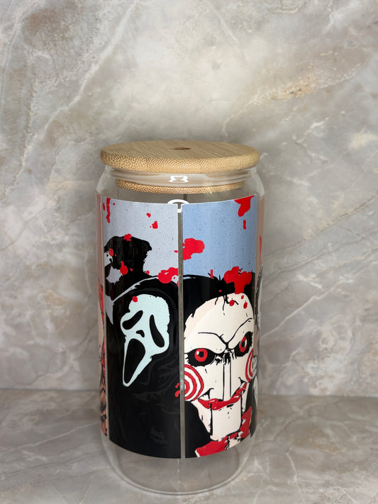 Halloween Glass Cup
