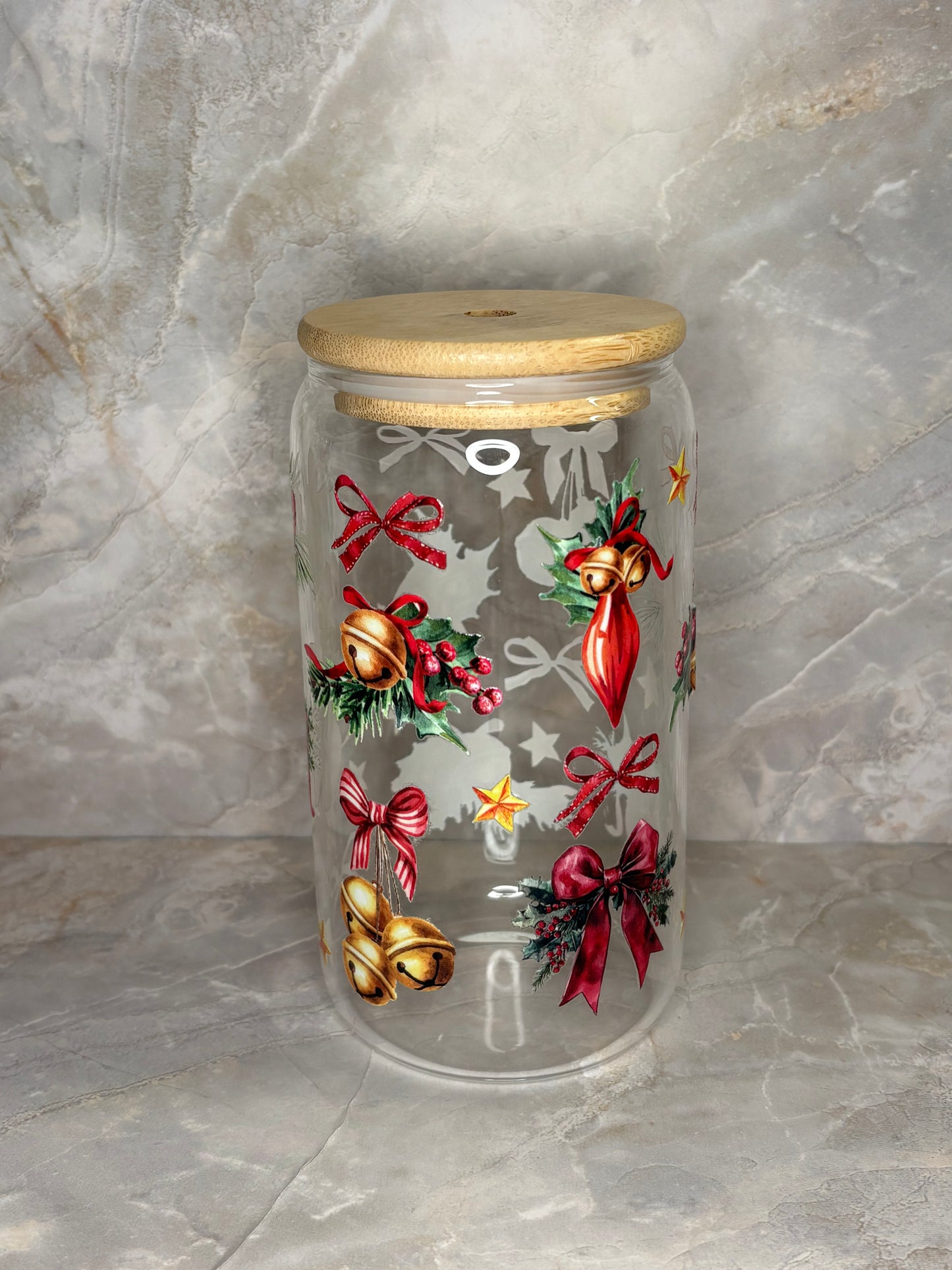 Christmas Glass Cup