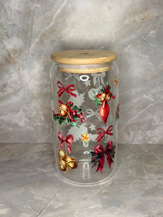 Christmas Glass Cup