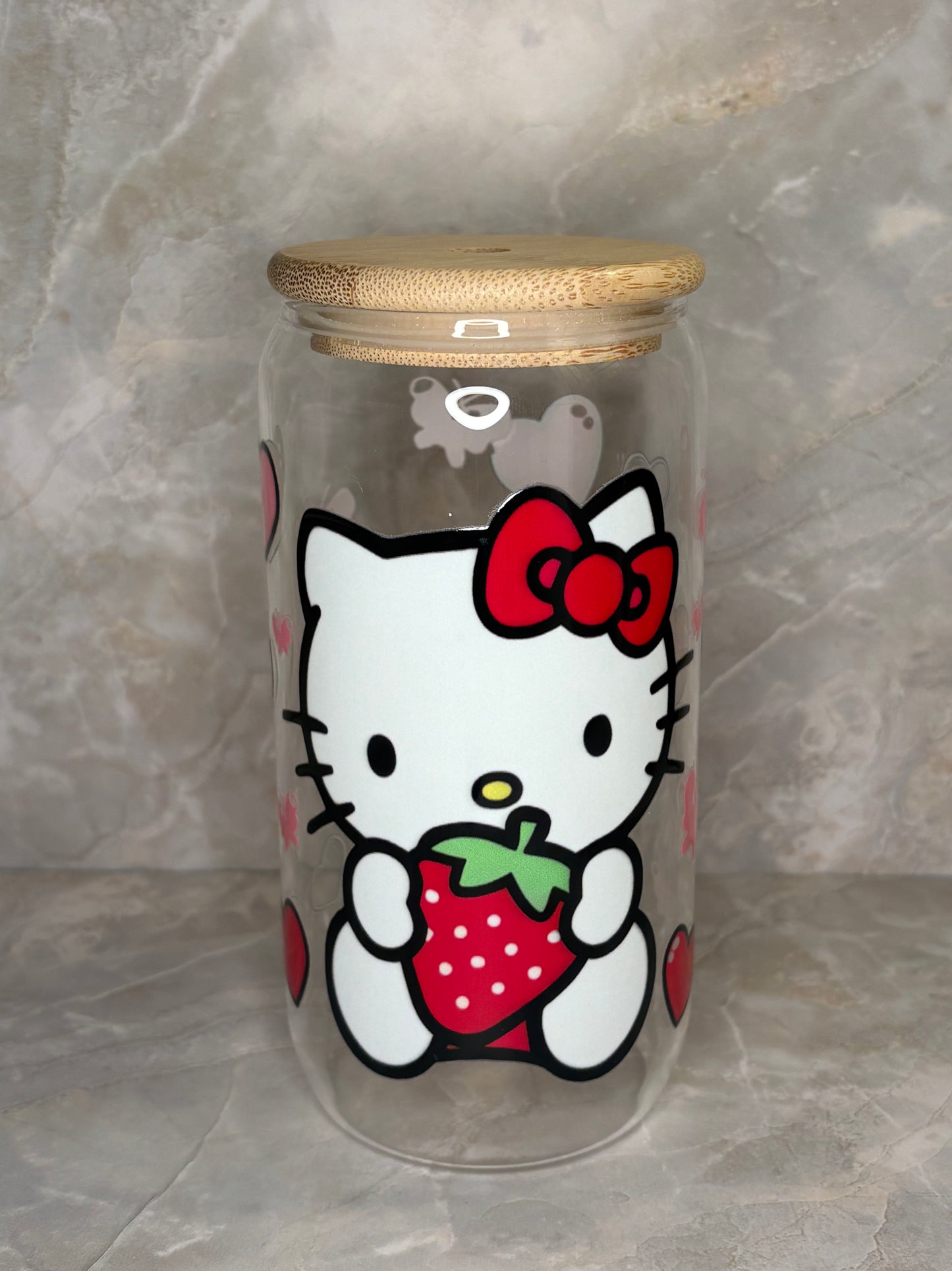 Hello Kitty Glass Cup