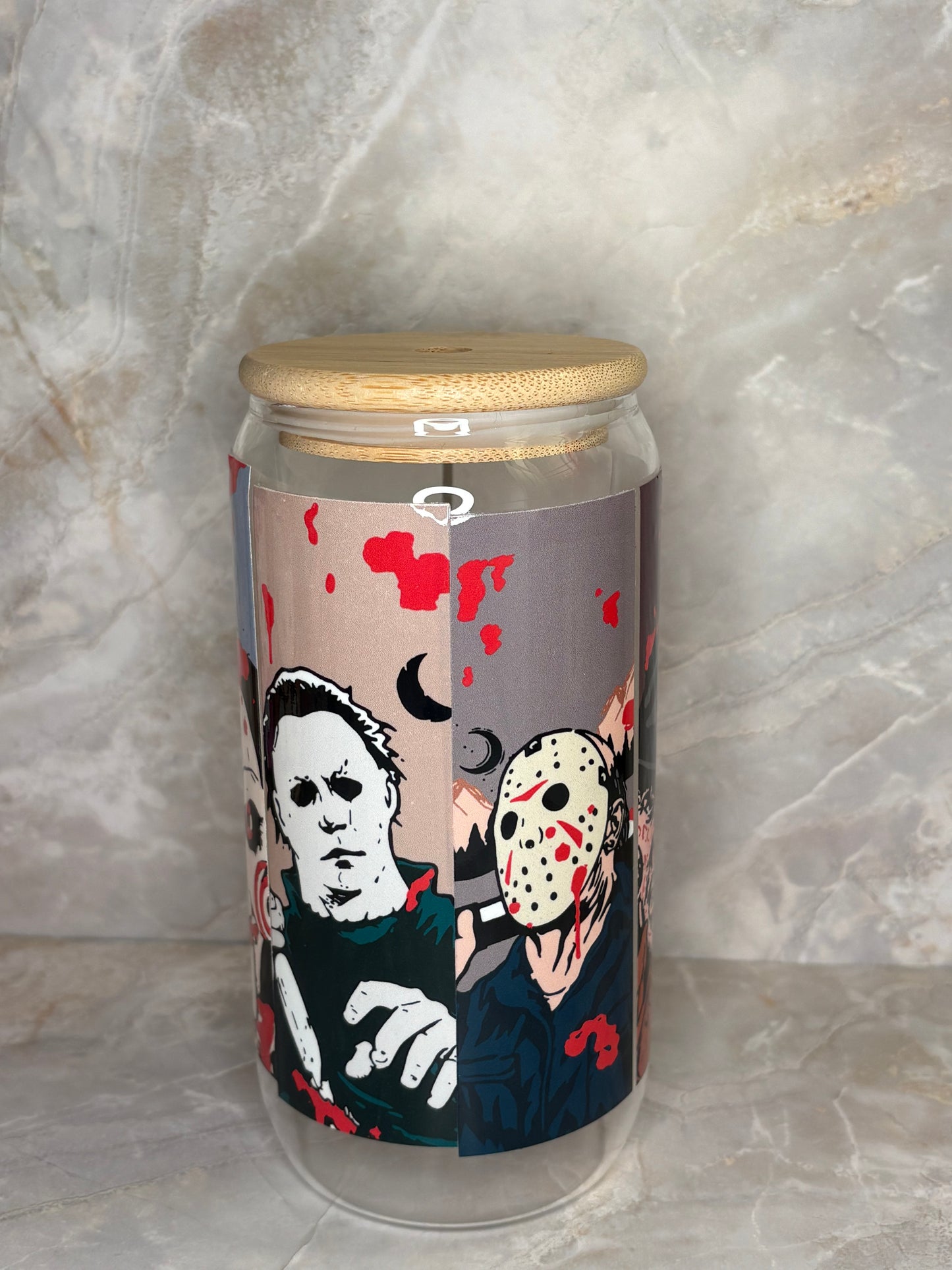 Halloween Glass Cup