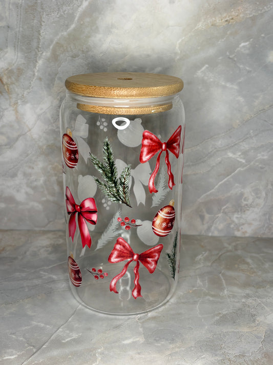 Christmas Glass Cup