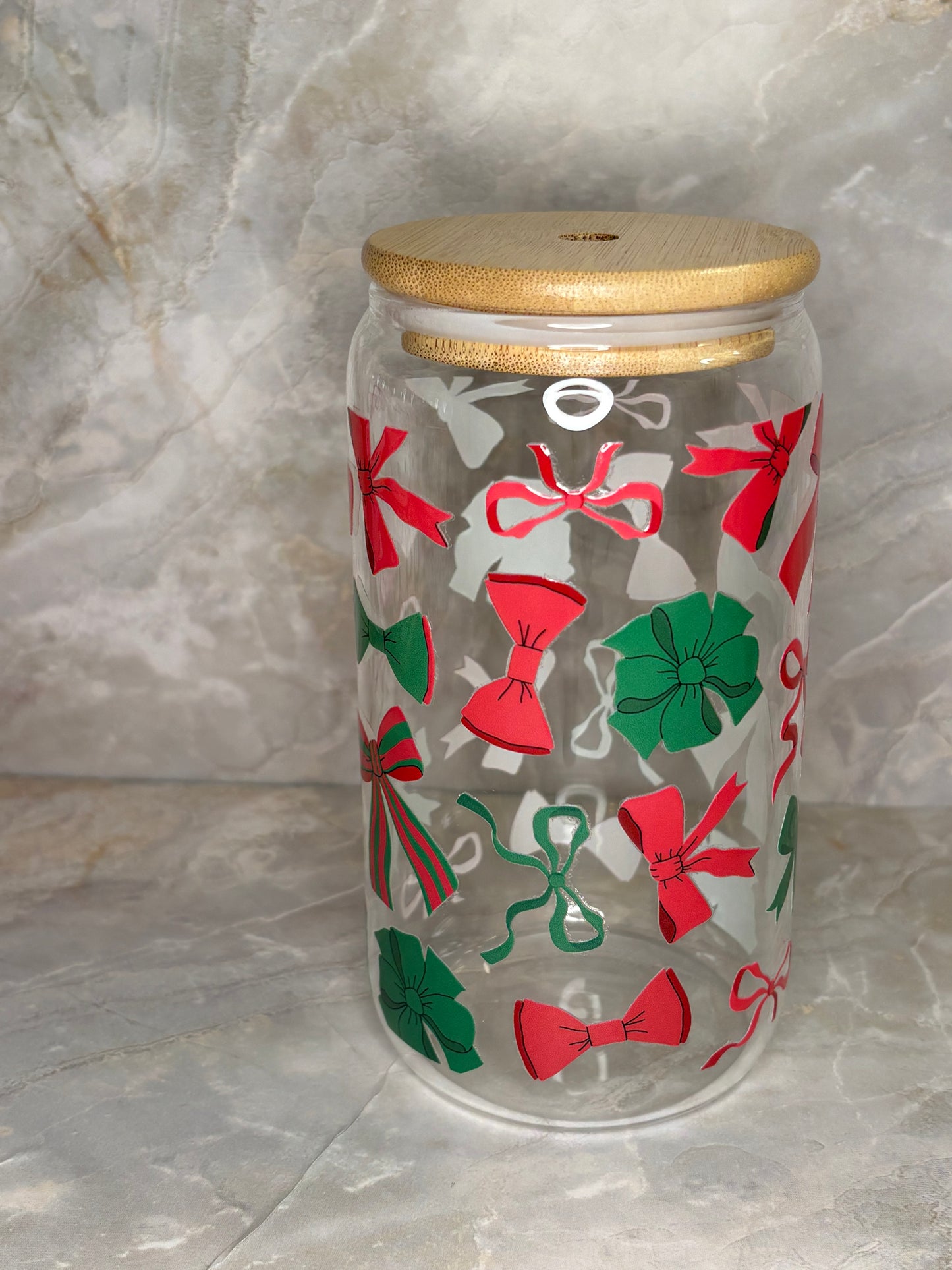 Christmas Glass Cup