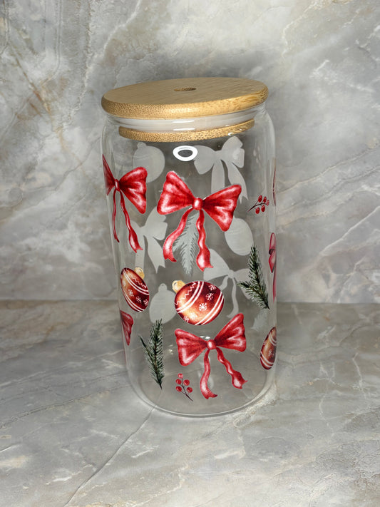 Christmas Glass Cup