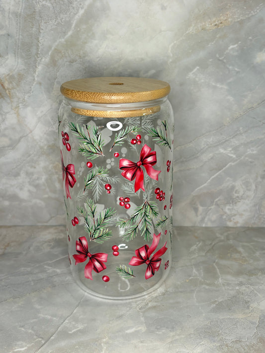Christmas Glass Cup
