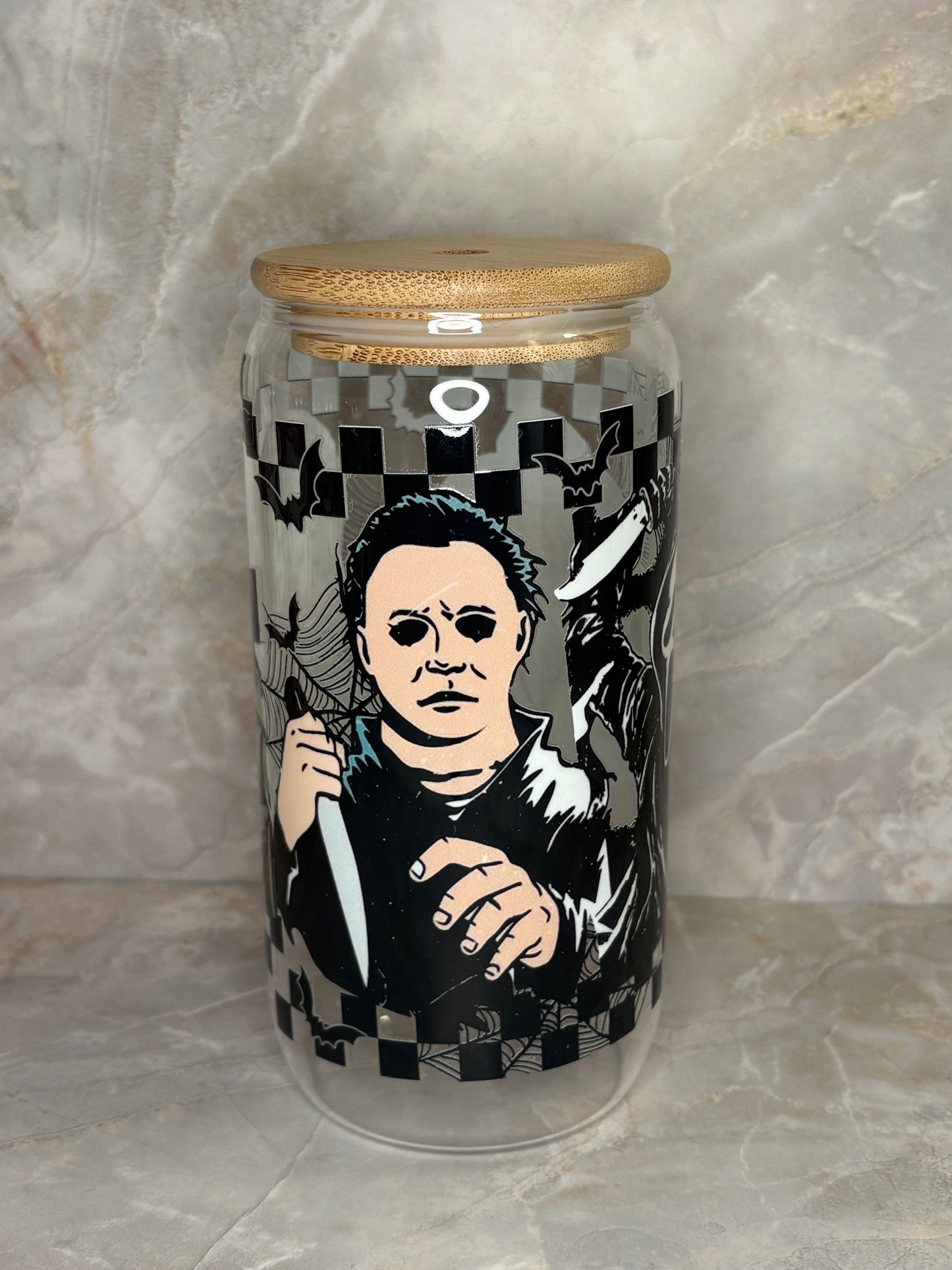 Halloween Glass Cup