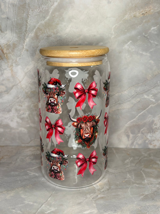 Christmas Glass Cup