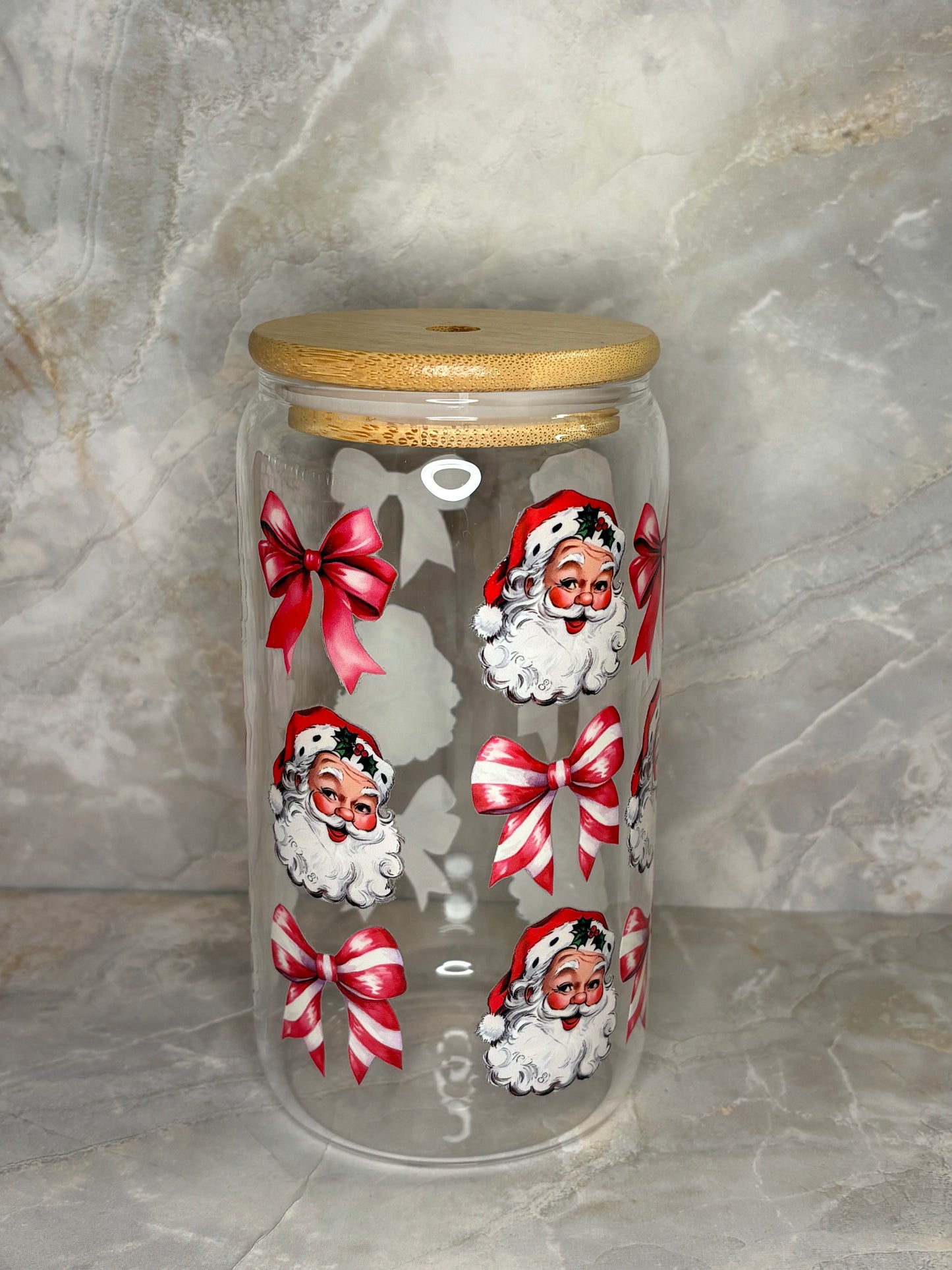 Christmas Glass Cup