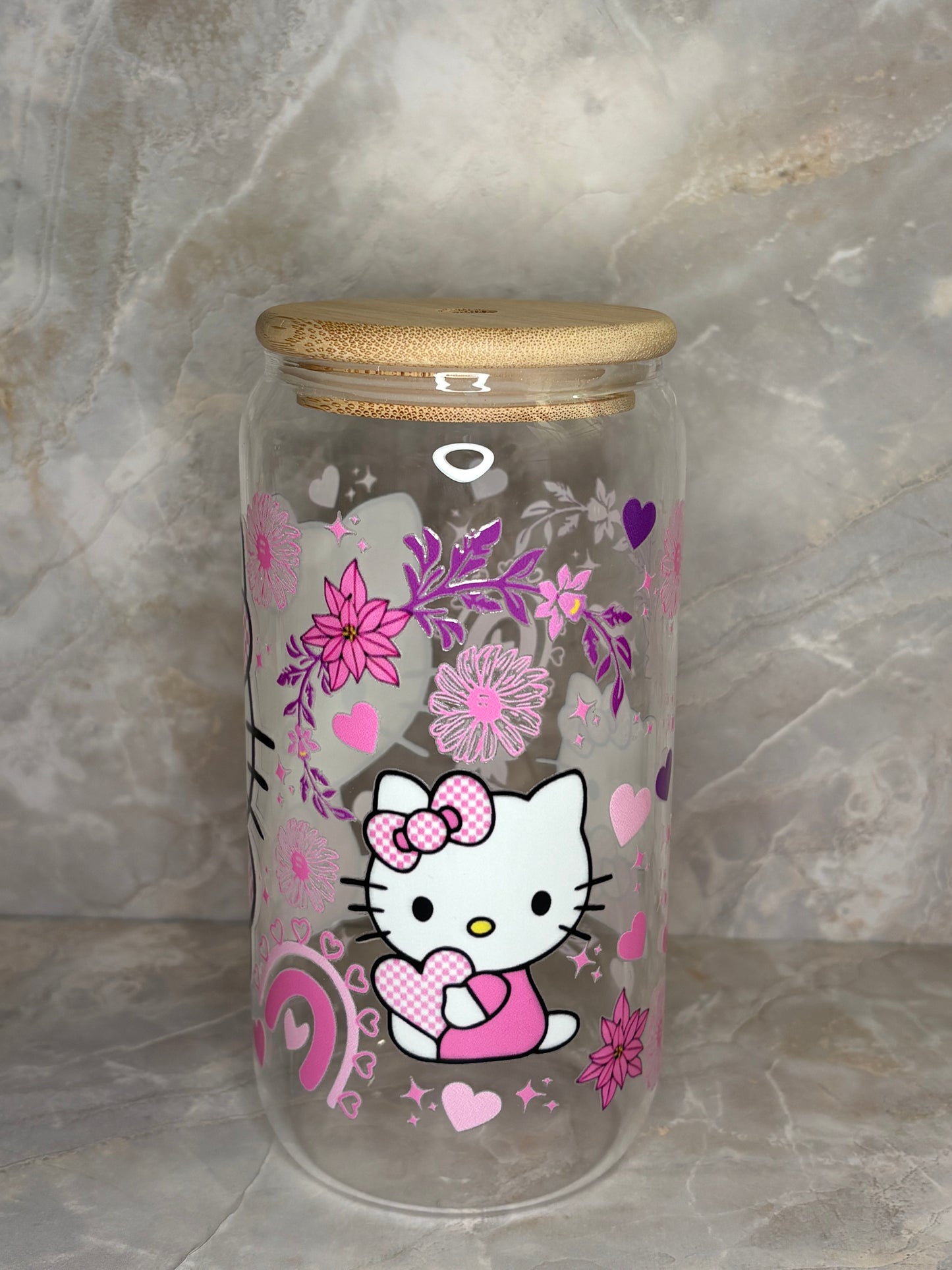 Hello Kitty glass cup ￼