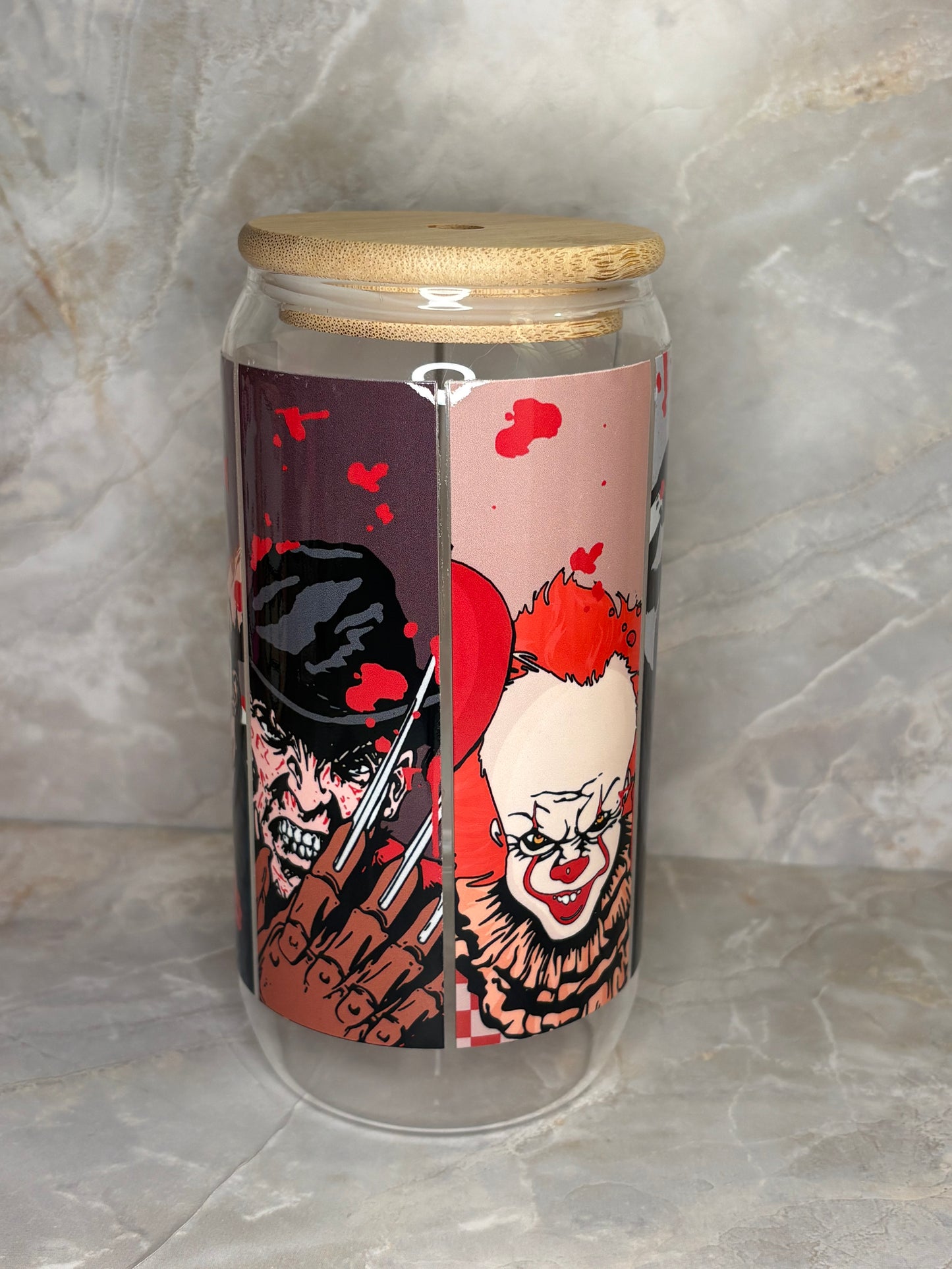Halloween Glass Cup