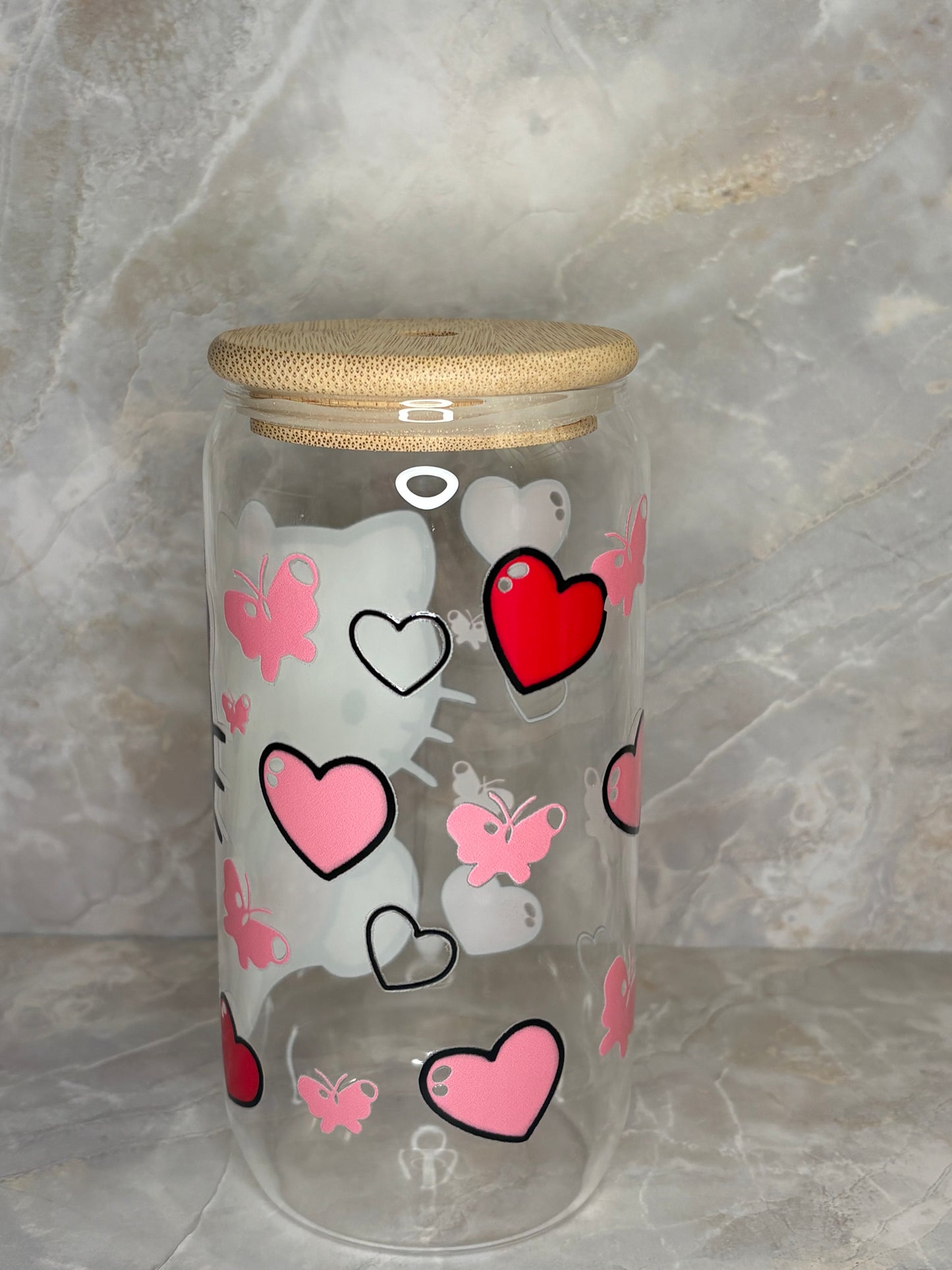 Hello Kitty Glass Cup