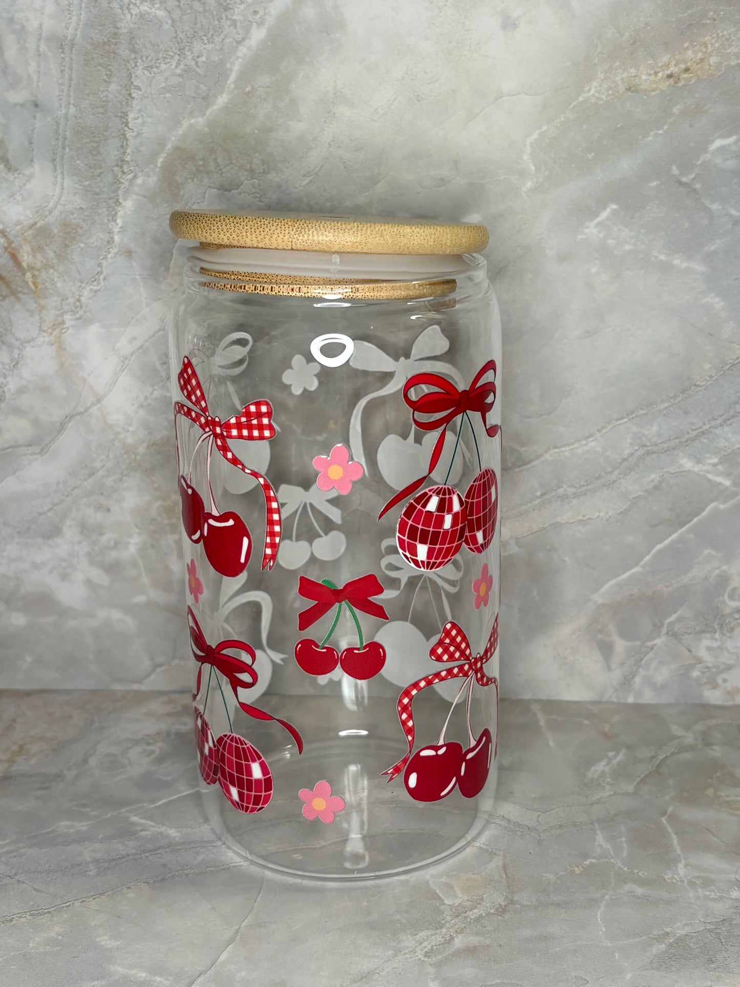Christmas Glass Cup
