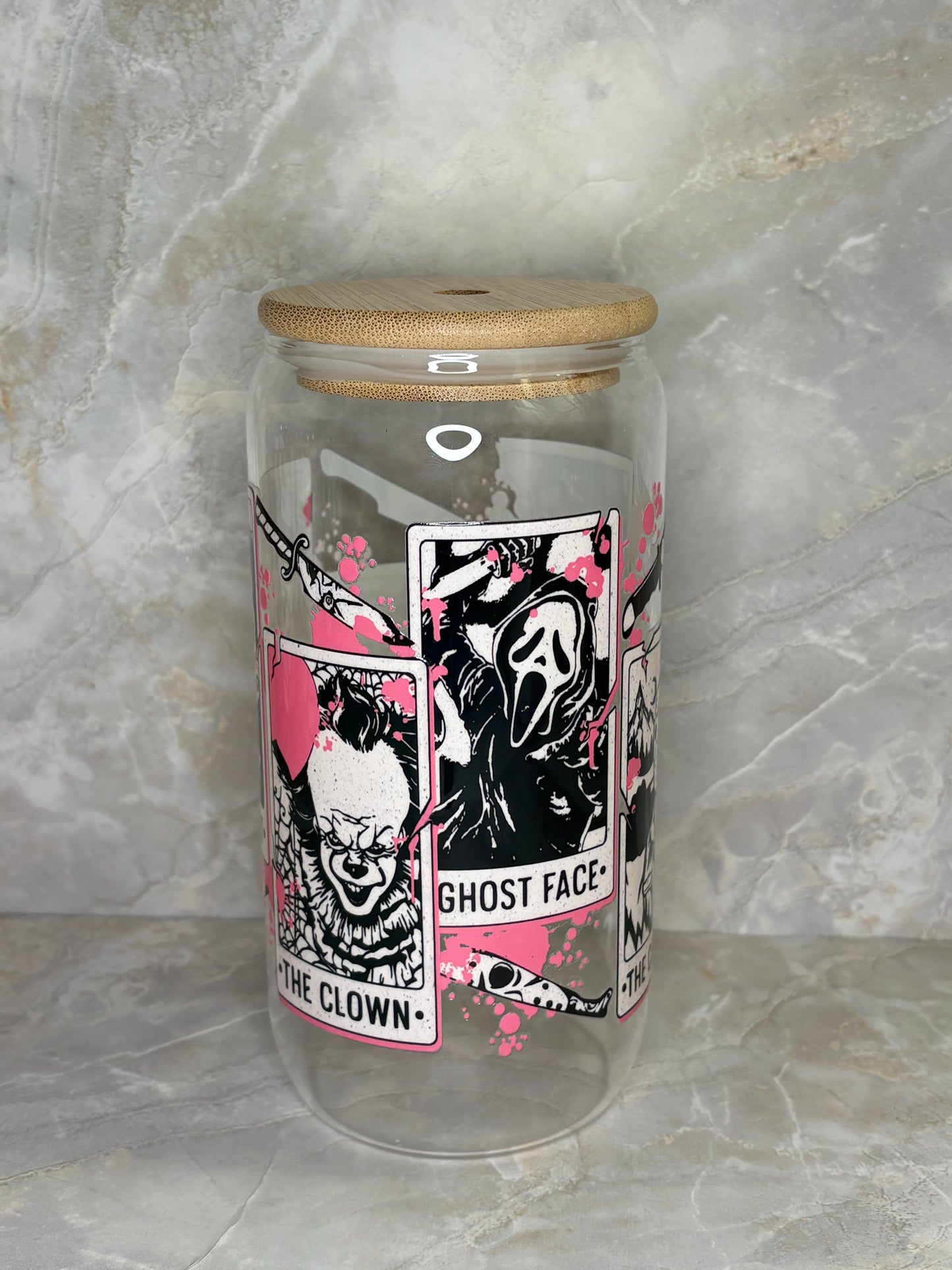 Halloween Glass Cup