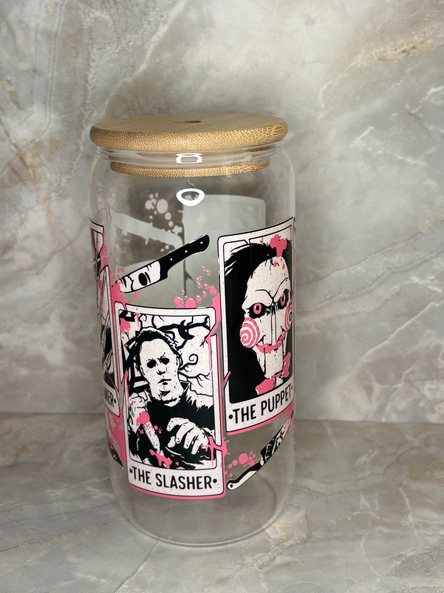 Halloween Glass Cup