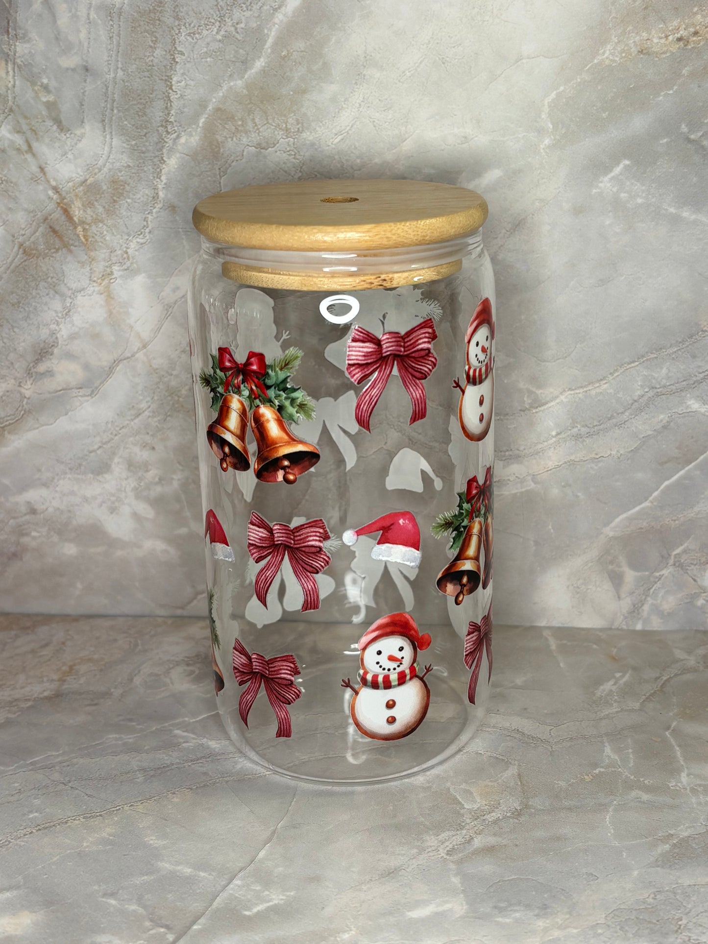Christmas Glass Cup