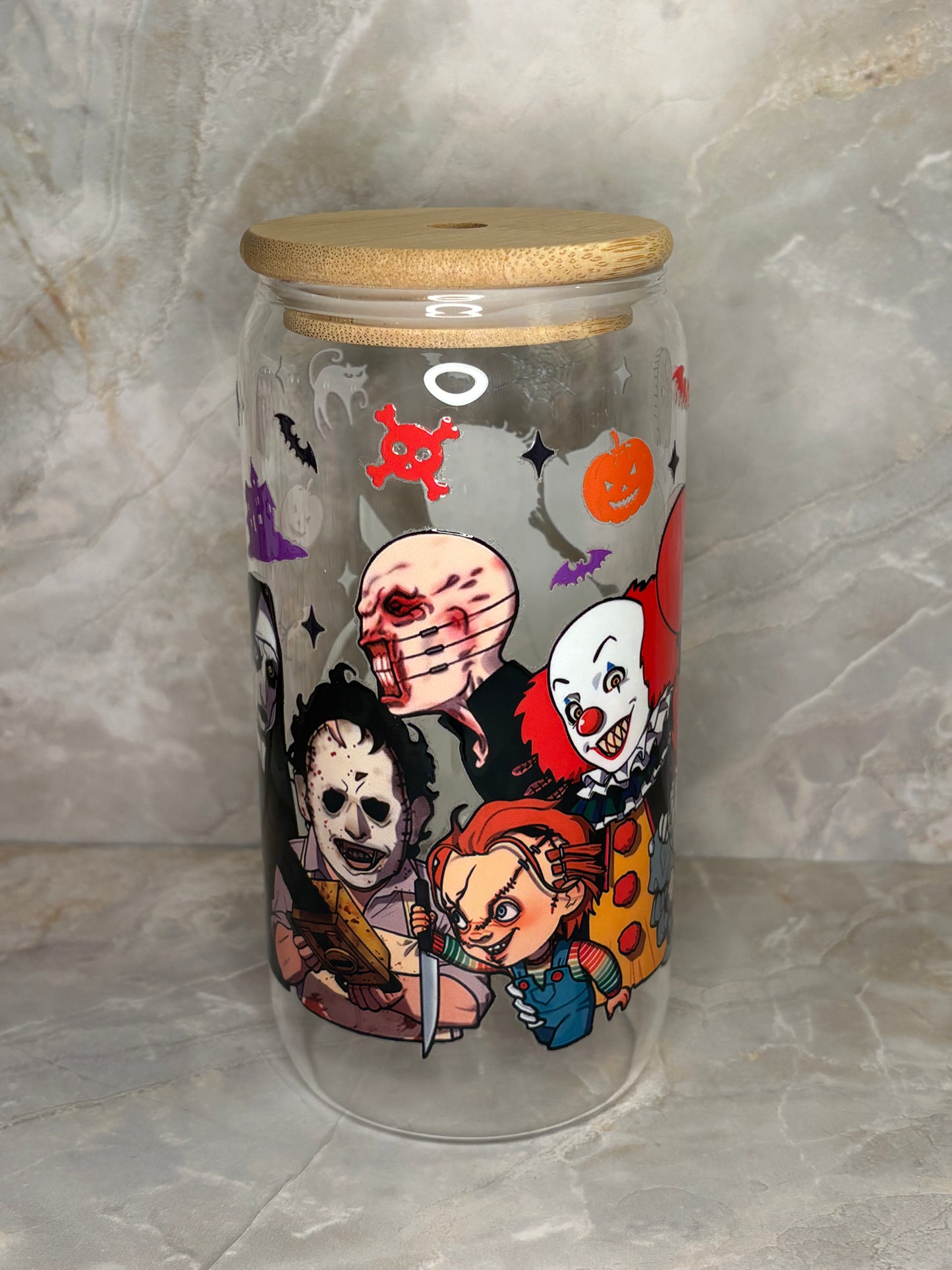 Halloween Glass Cups